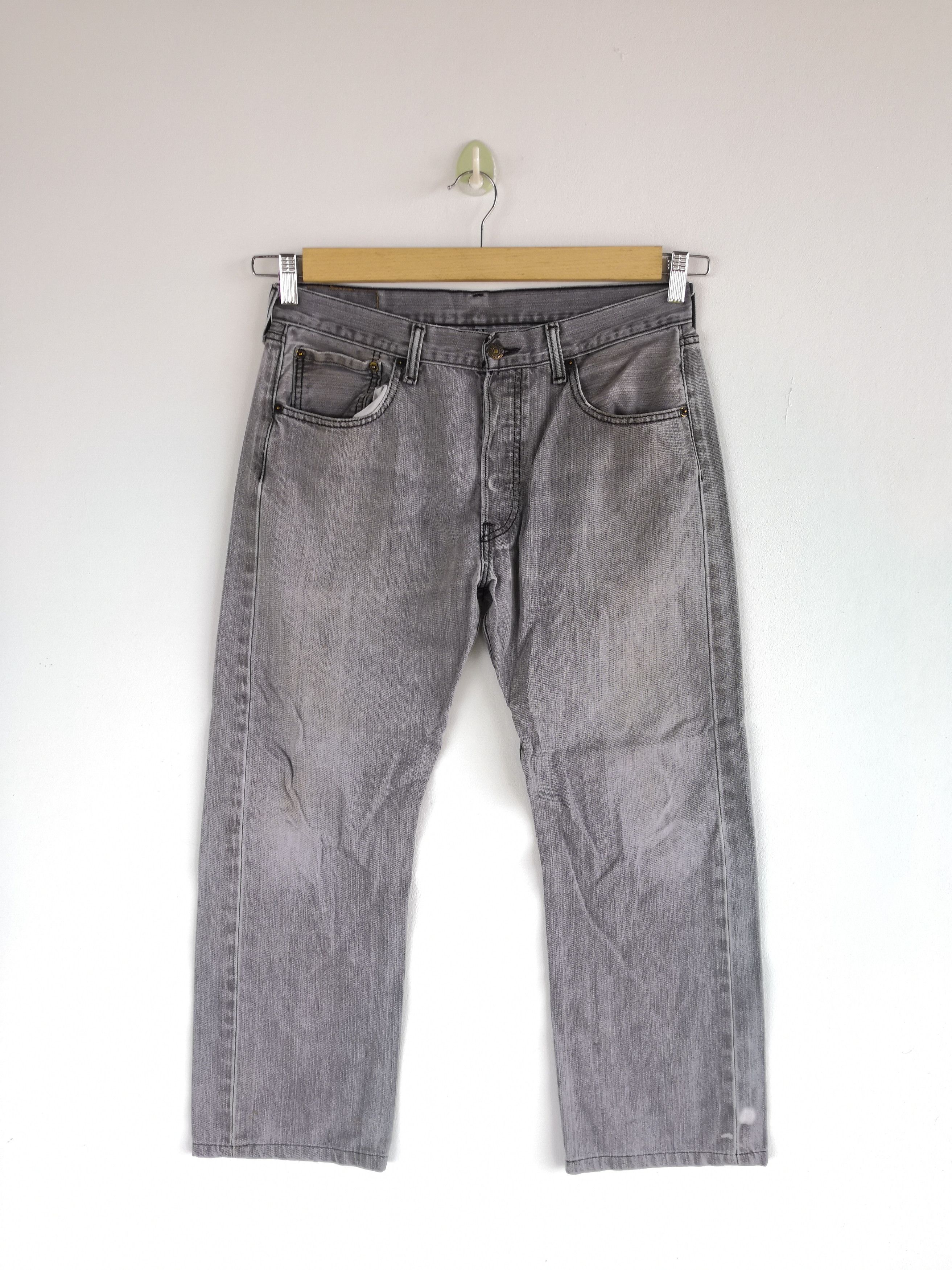 Levi's Vintage Levis 501 Faded Black Jeans Levi's Light Wash Denim Size US 32 / EU 48 - 1 Thumbnail