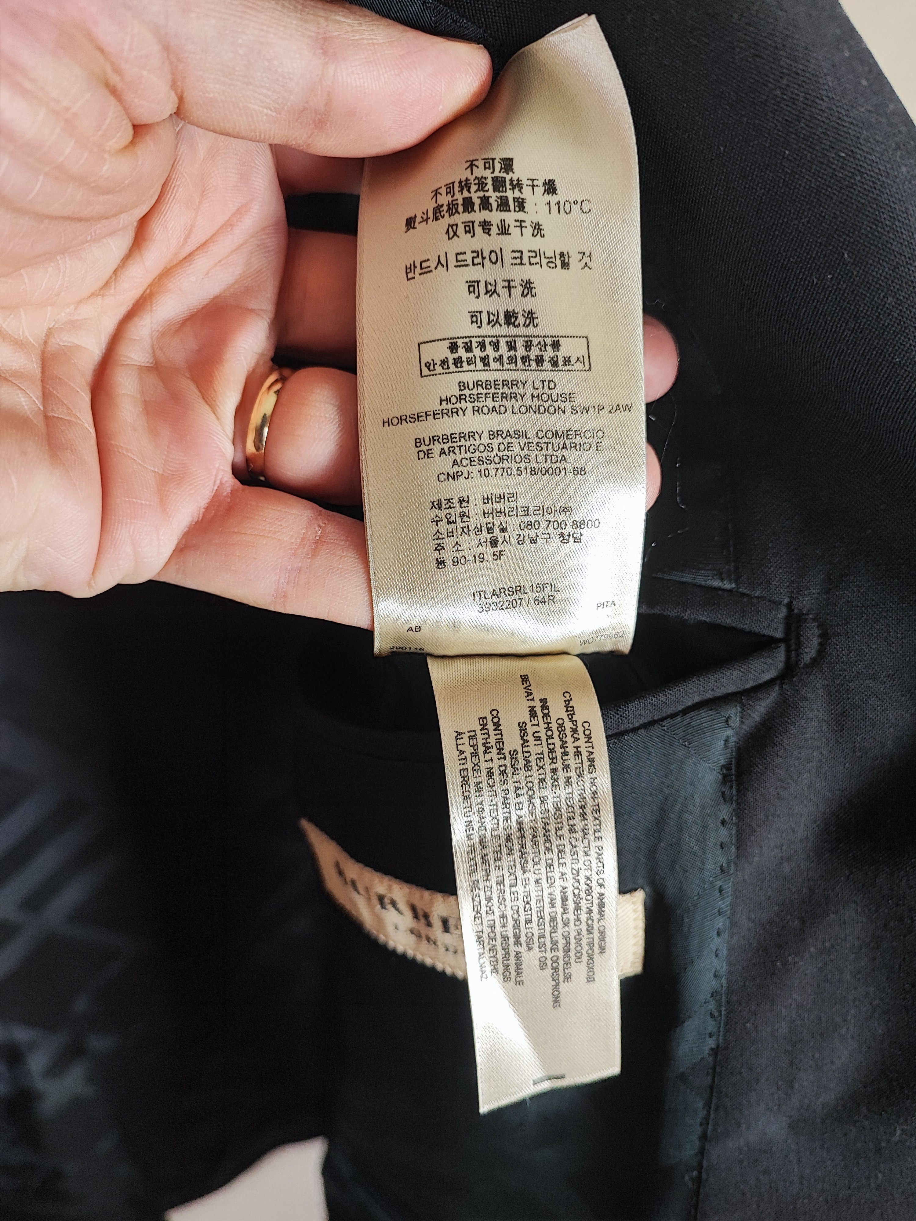 Burberry Burberry Black Suits brand new with tags! Size 40R - 12 Thumbnail