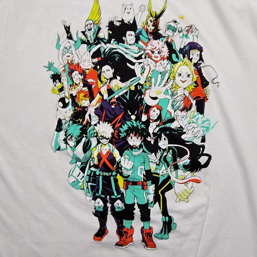 Other My Hero Academia Shirt White XXL Anime Graphic Character Tee Size US L / EU 52-54 / 3 - 2 Thumbnail