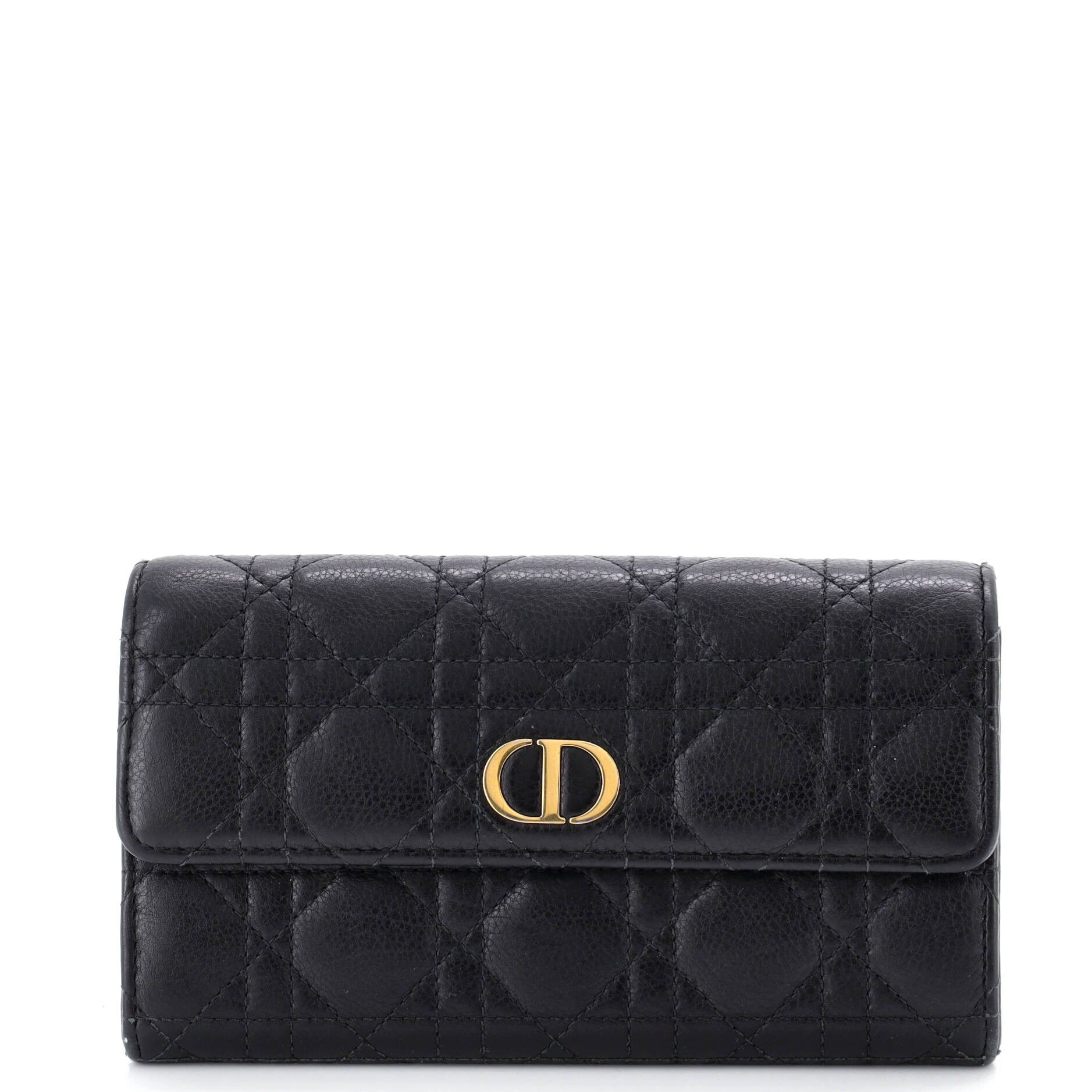 Dior Caro Flap Wallet Size ONE SIZE - 1 Thumbnail