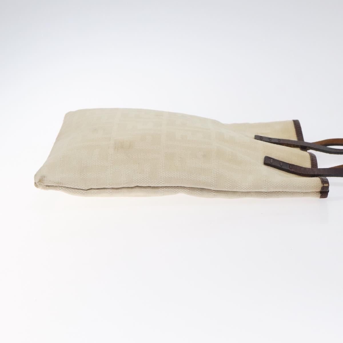 Fendi FENDI Zucca Canvas Hand Bag Beige Brown Size ONE SIZE - 4 Thumbnail