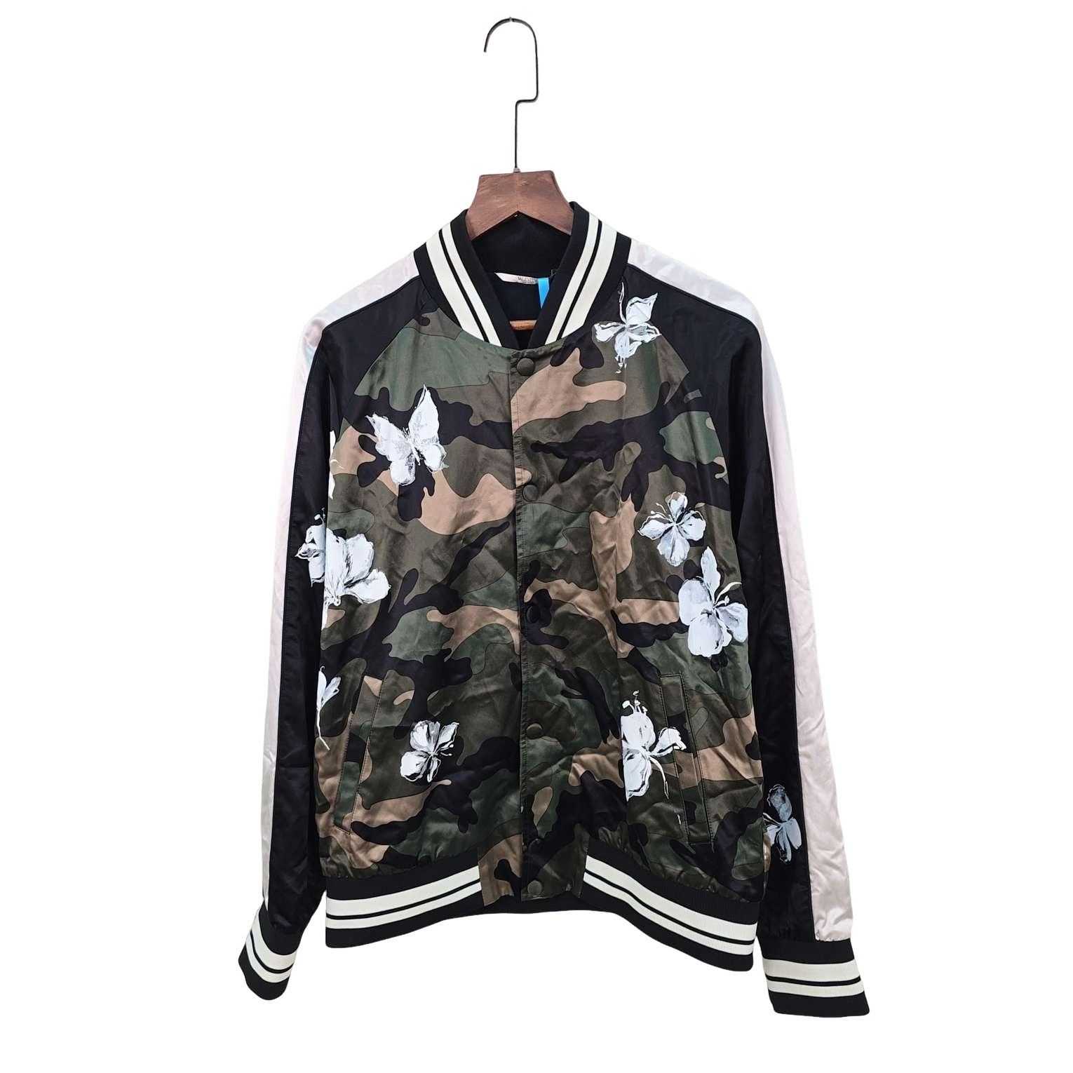 Valentino Valentino Butterfly Camouflage Souvenir Jacket Size M Size US M / EU 48-50 / 2 - 1 Thumbnail
