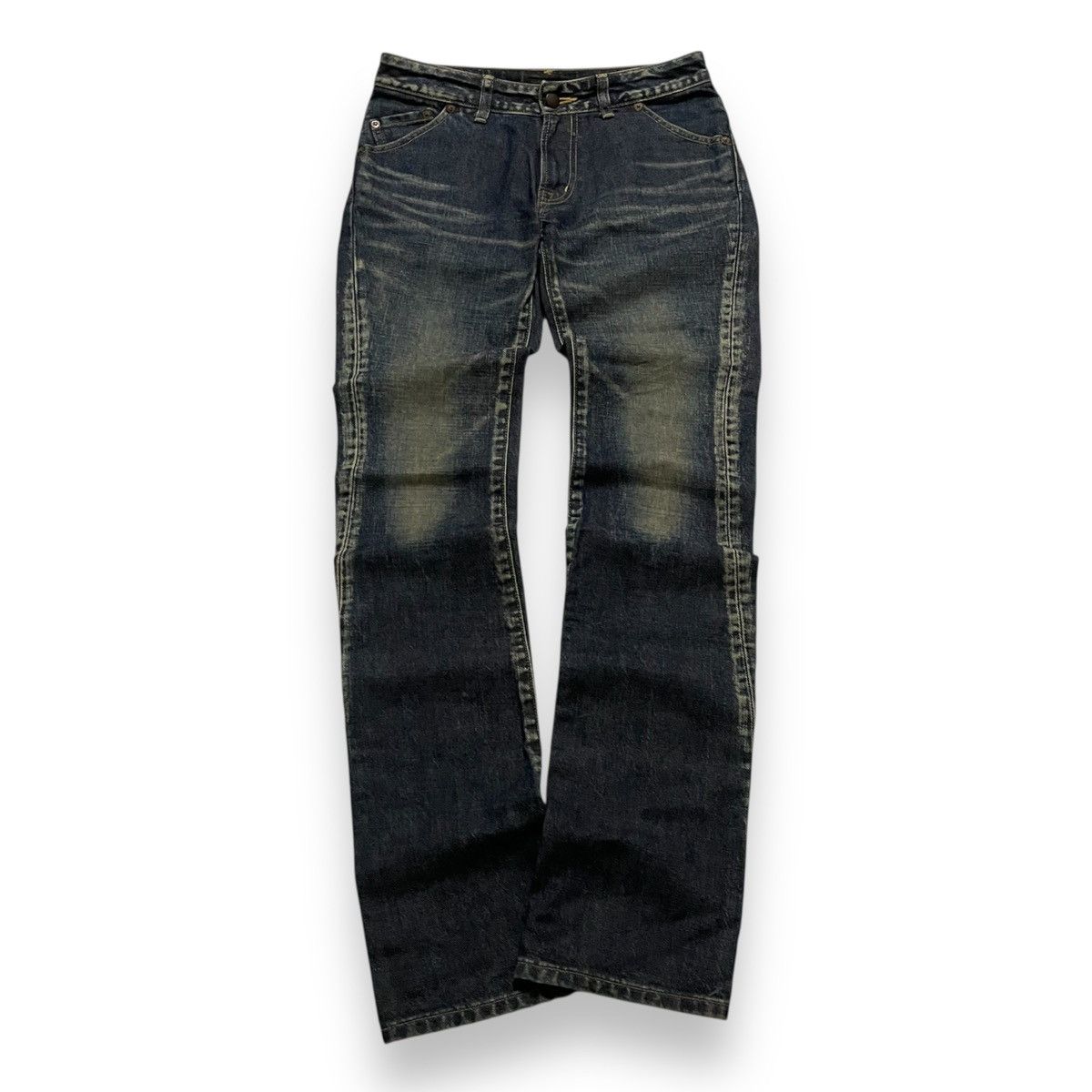 If Six Was Nine ORIGINAL RUSTY FADED DENIM D'UN À DIX JEANS (28×40) Size US 28 / EU 44 - 2 Thumbnail