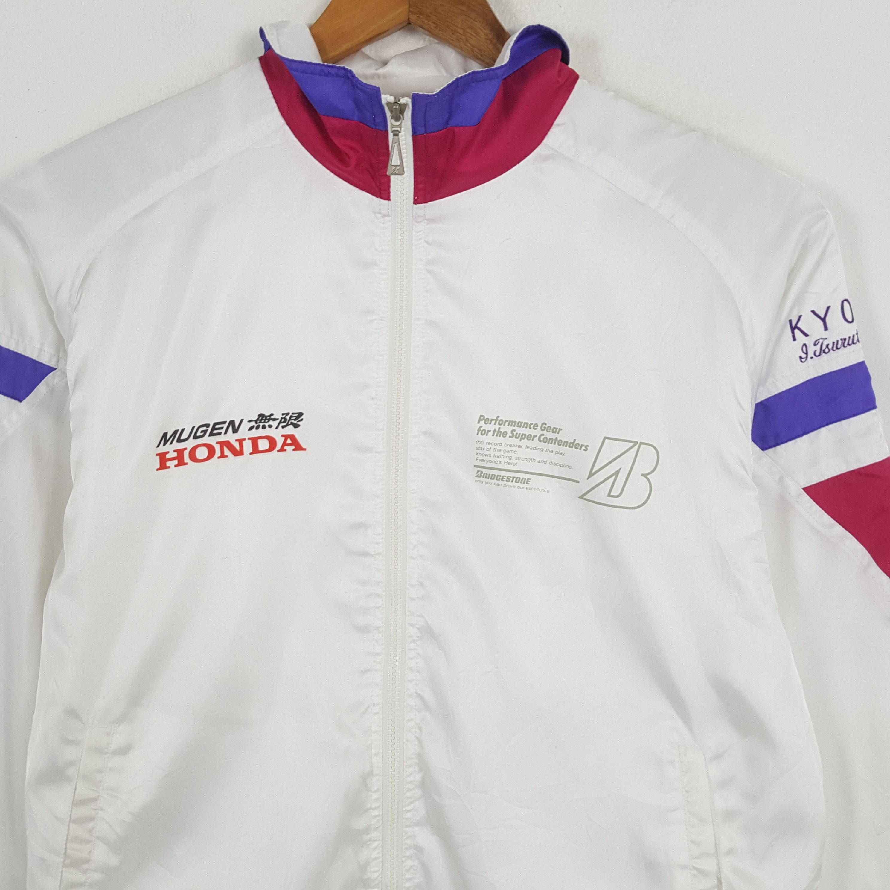 Honda × Vintage Vintage BRIDESTONE MUGEN HONDA Racing Team Custom Jacket Size US L / EU 52-54 / 3 - 4 Thumbnail