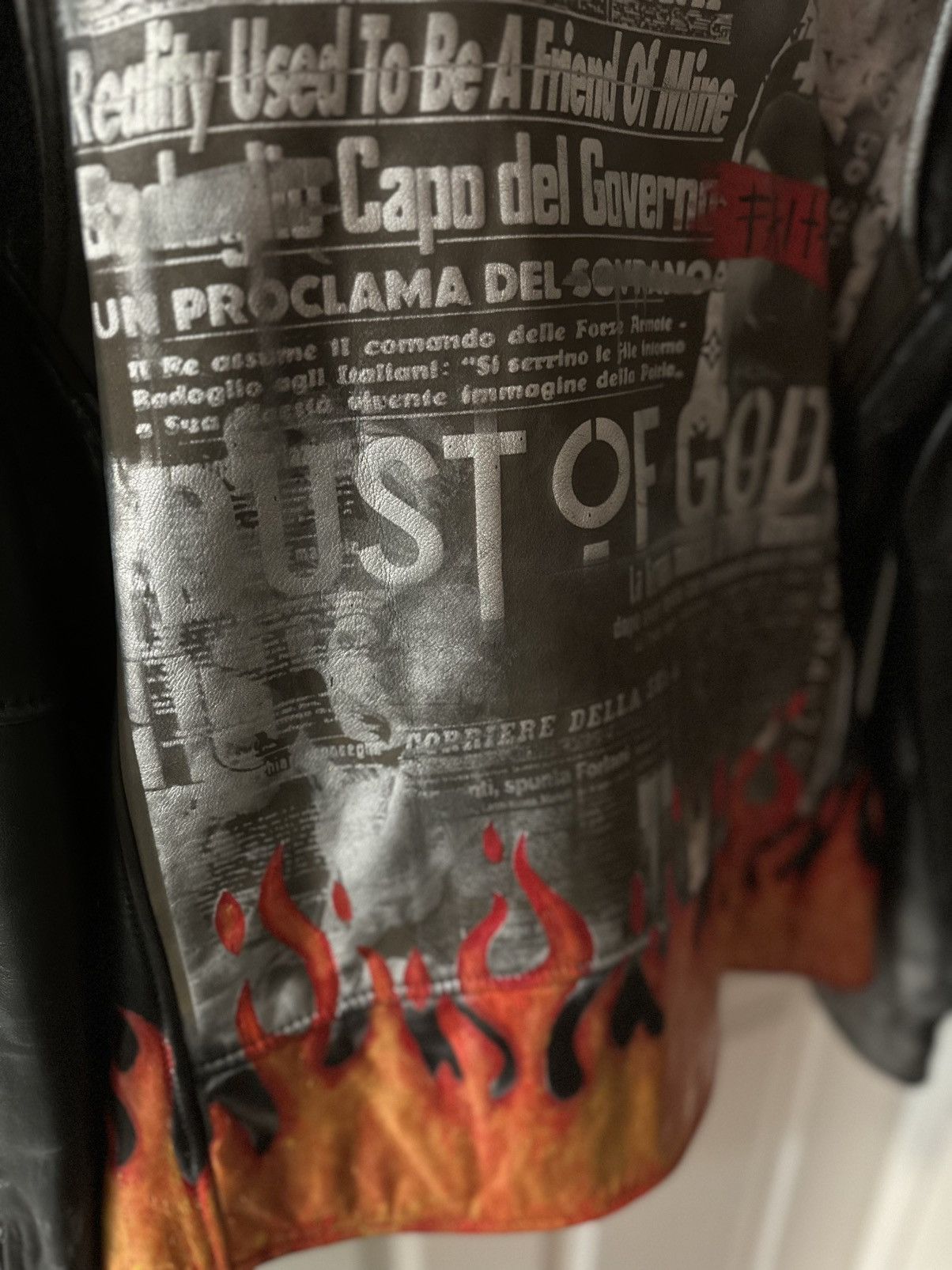 Faith Connexion Dust of Gods x Faith Connexion X MattewHyte Leather Jacket Size US M / EU 48-50 / 2 - 11 Thumbnail