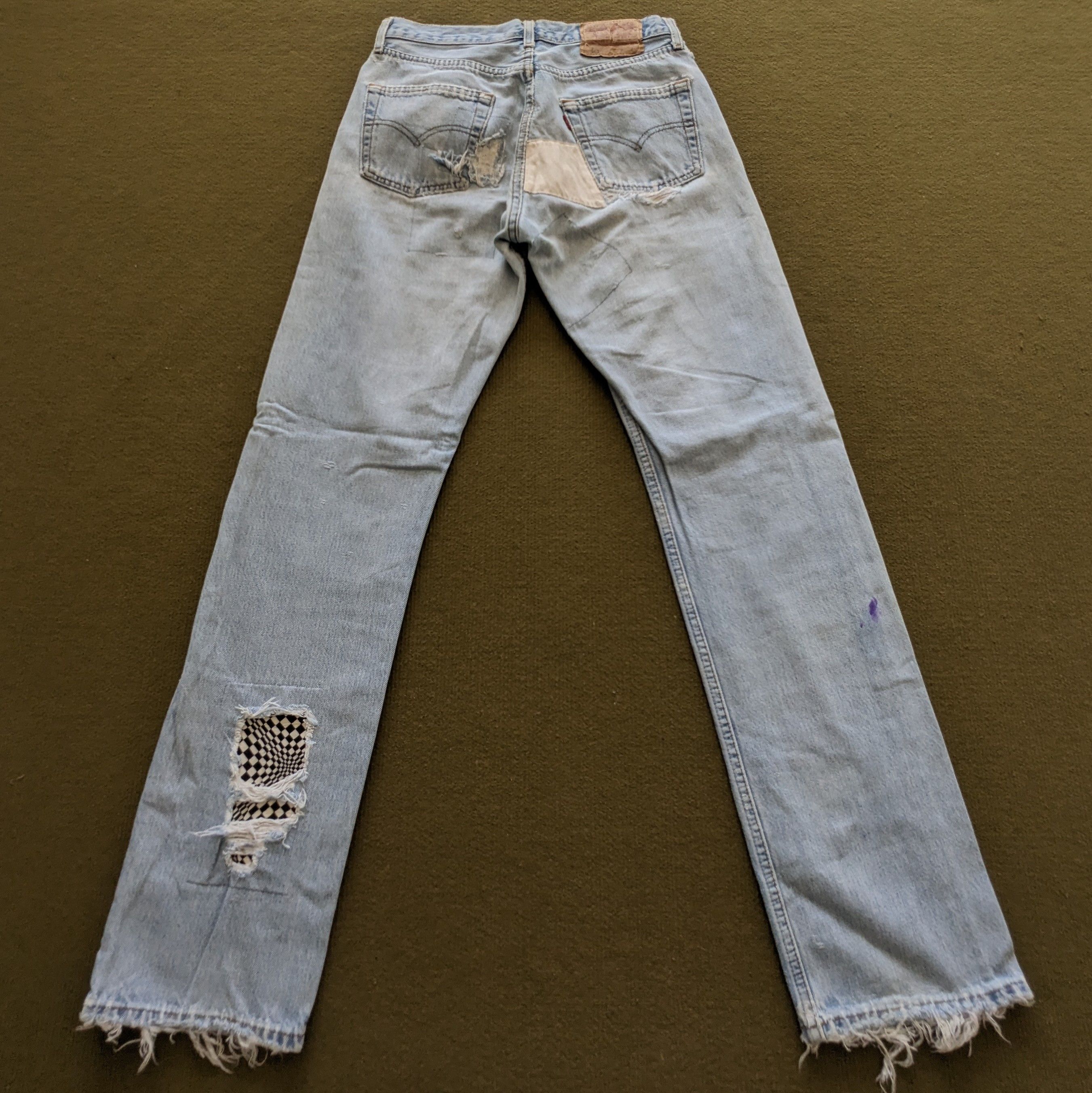 Levi's Vintage Clothing Vintage Levi's Strauss. Co Distressed Denim Jeans Size US 28 / EU 44 - 3 Thumbnail