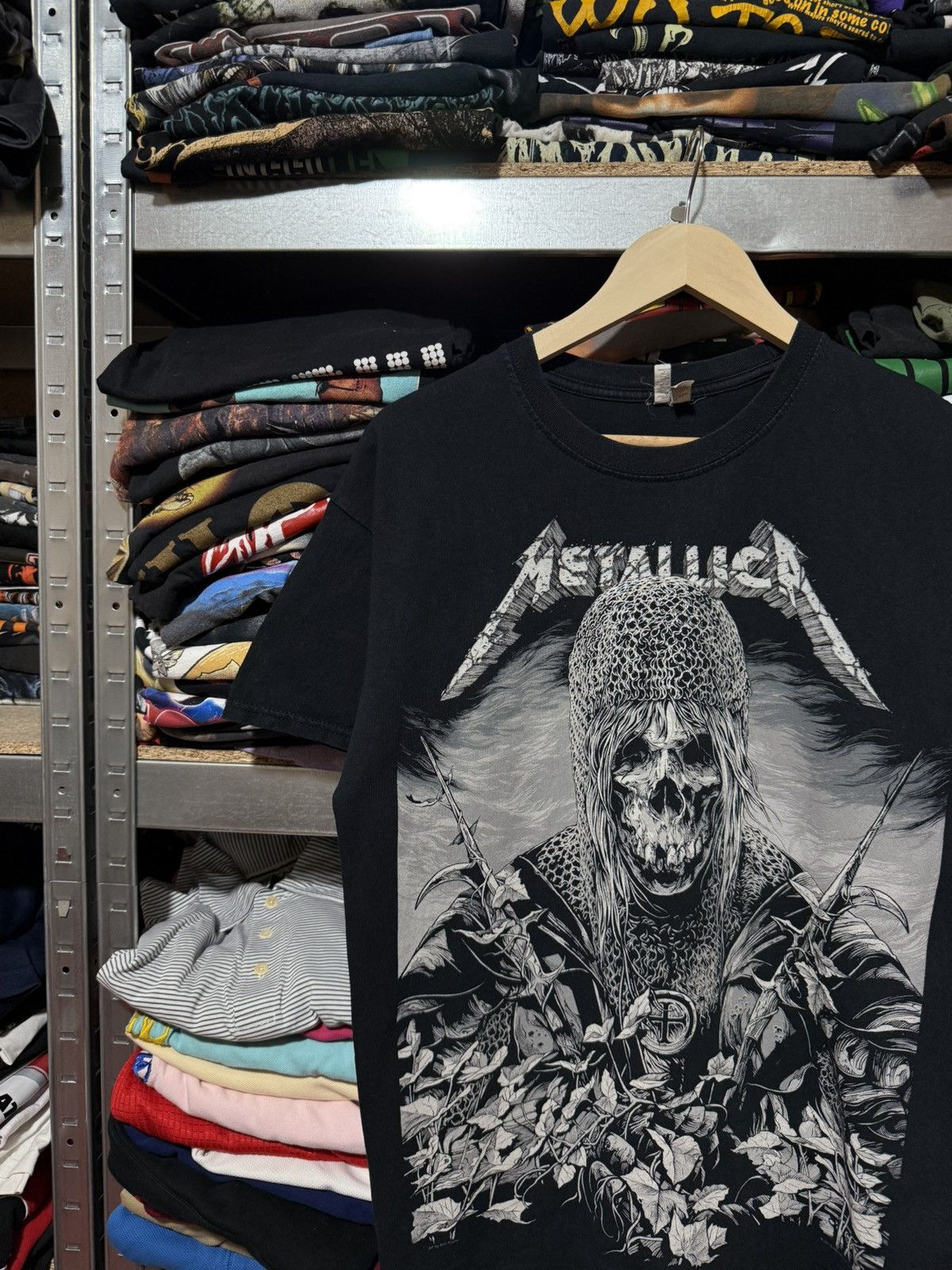 Band Tees × Metallica × Vintage Vintage Metallica Art By Ken Taylor 2018 Pirate Rock T-Shirt Size US L / EU 52-54 / 3 - 3 Thumbnail