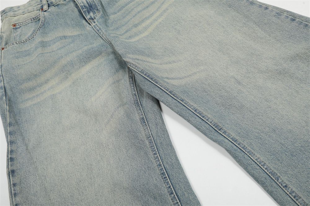 Japanese Brand × Jean Men's street loose washed simple versatile scimitar jeans Size US 32 / EU 48 - 5 Thumbnail
