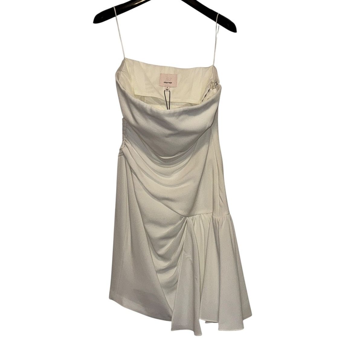 Cinq a Sept NEW Cinq à Sept Ella Strapless Ivory Mini Dress Ivory Sz 8 Size M / US 6-8 / IT 42-44 - 5 Thumbnail