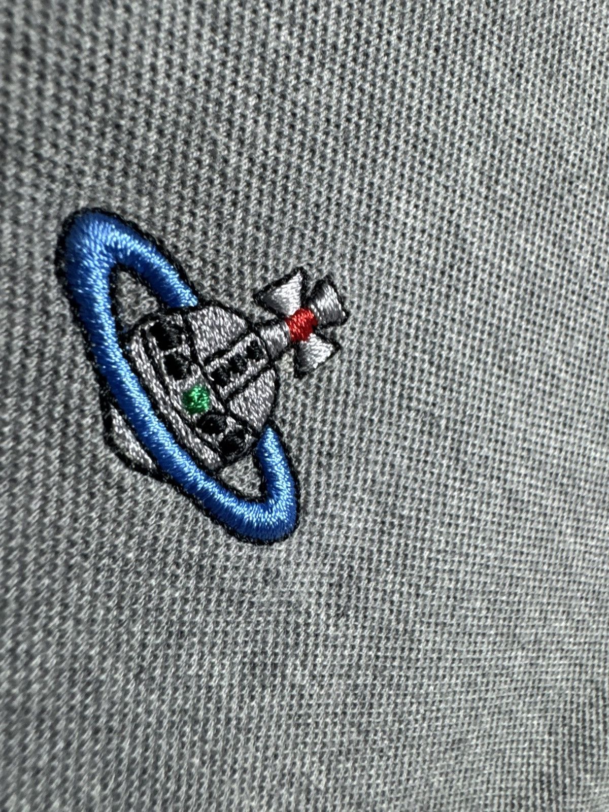 Vivienne Westwood Vivienne Westwood Luxury Polo Shirt Size L Grey Size US L / EU 52-54 / 3 - 5 Thumbnail