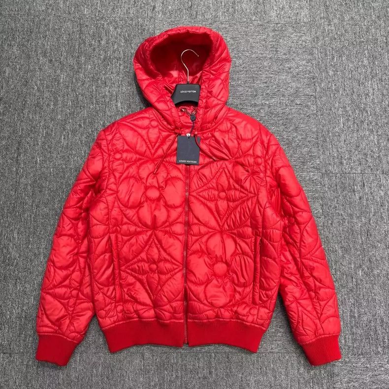 Louis Vuitton Louis Vuitton Embossed three-pattern cotton-padded jacket N Size US M / EU 48-50 / 2 - 1 Thumbnail