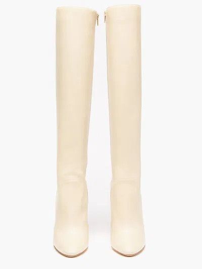 Saint Laurent Paris o1y0126 Boots in Beige Size US 6 / IT 36 - 3 Thumbnail