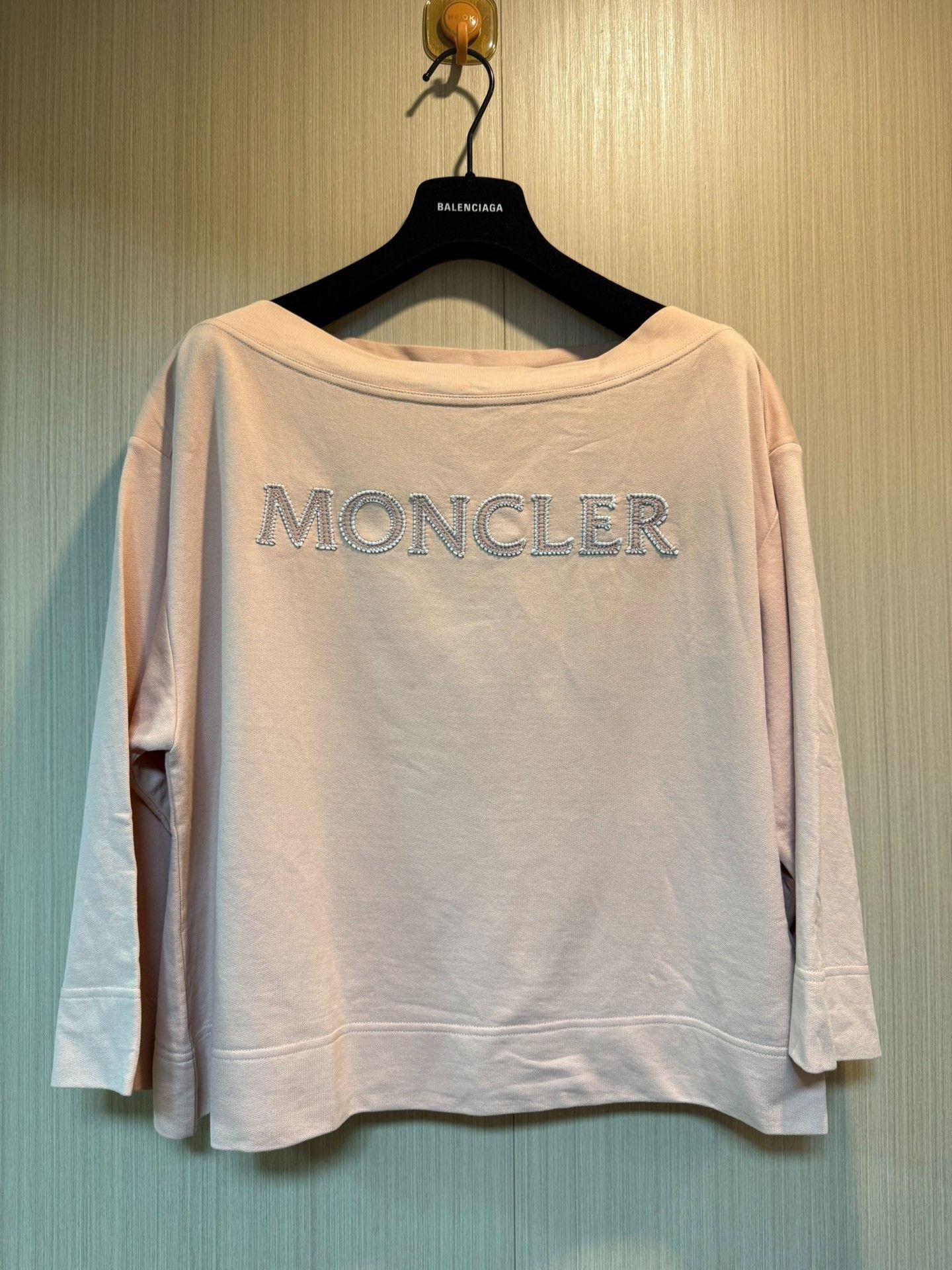 Moncler Moncler Embroidered Logo Sweatshirt Size S Size S / US 4 / IT 40 - 1 Thumbnail