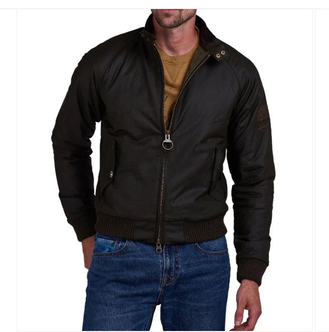 Barbour sz M ~ BARBOUR INTER STEVE MCQUEEN MERCHANT WAX JACKET Size US M / EU 48-50 / 2 - 6 Thumbnail