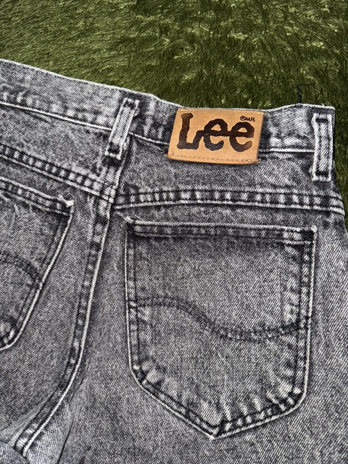 Lee [27] 90s LEE Made in USA Stone-Wash Denim Pants Size US 27 - 9 Thumbnail