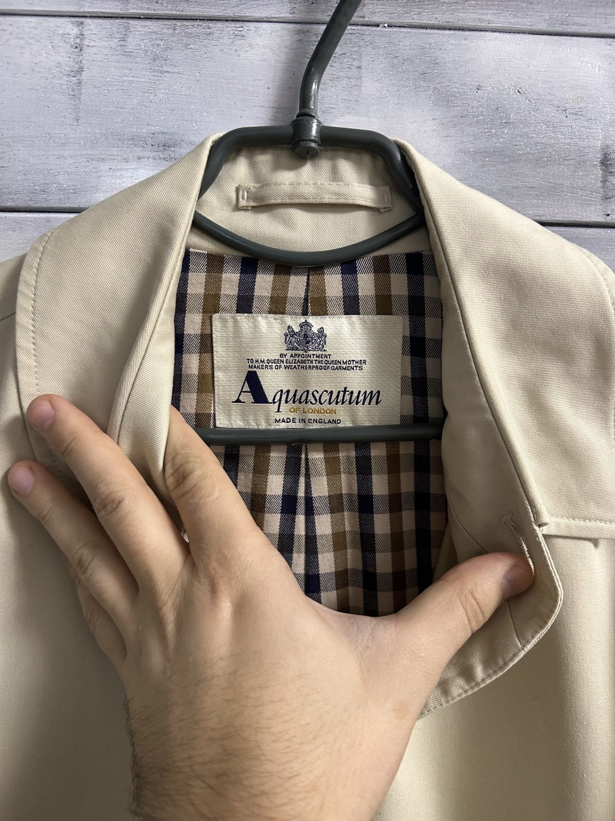 Aquascutum Rare Luxury Coat Aquascutum Vintage Nova Check Size US L / EU 52-54 / 3 - 8 Thumbnail