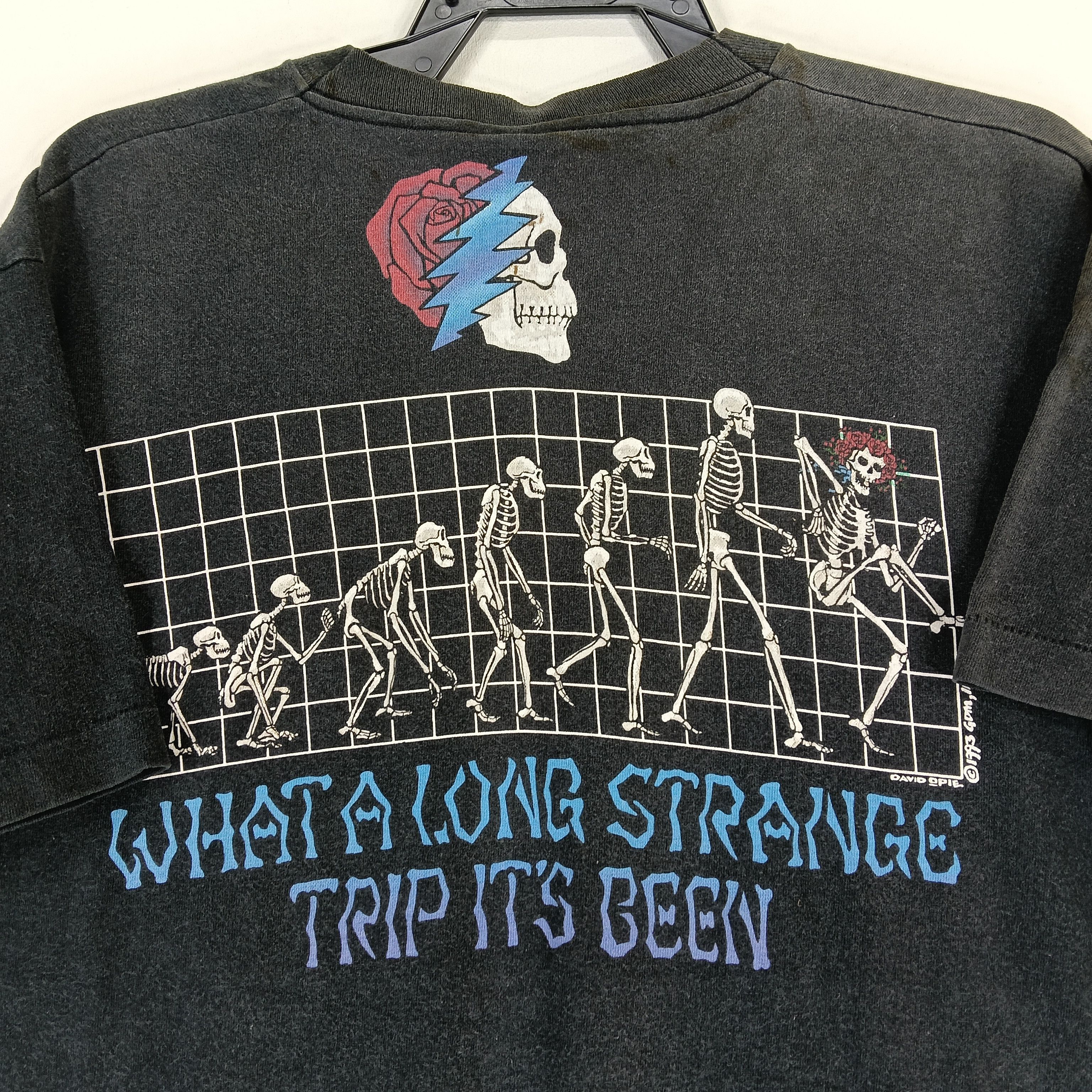 Vintage Vintage 90's Rare Grateful Dead Large Black T-shirt Size US L / EU 52-54 / 3 - 6 Thumbnail