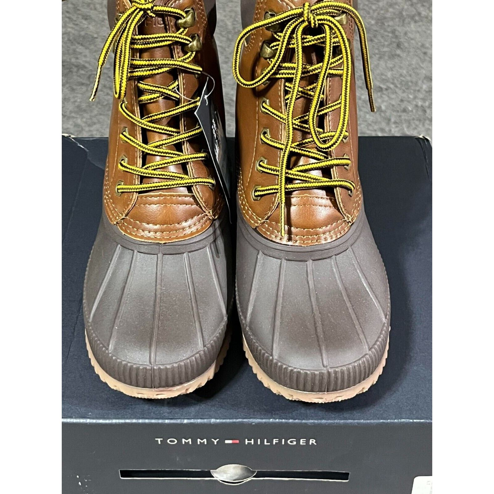 Tommy Hilfiger Tommy Hilfiger Duck Boots Mens 7M Colins2 Rain Boots Brown Grailed