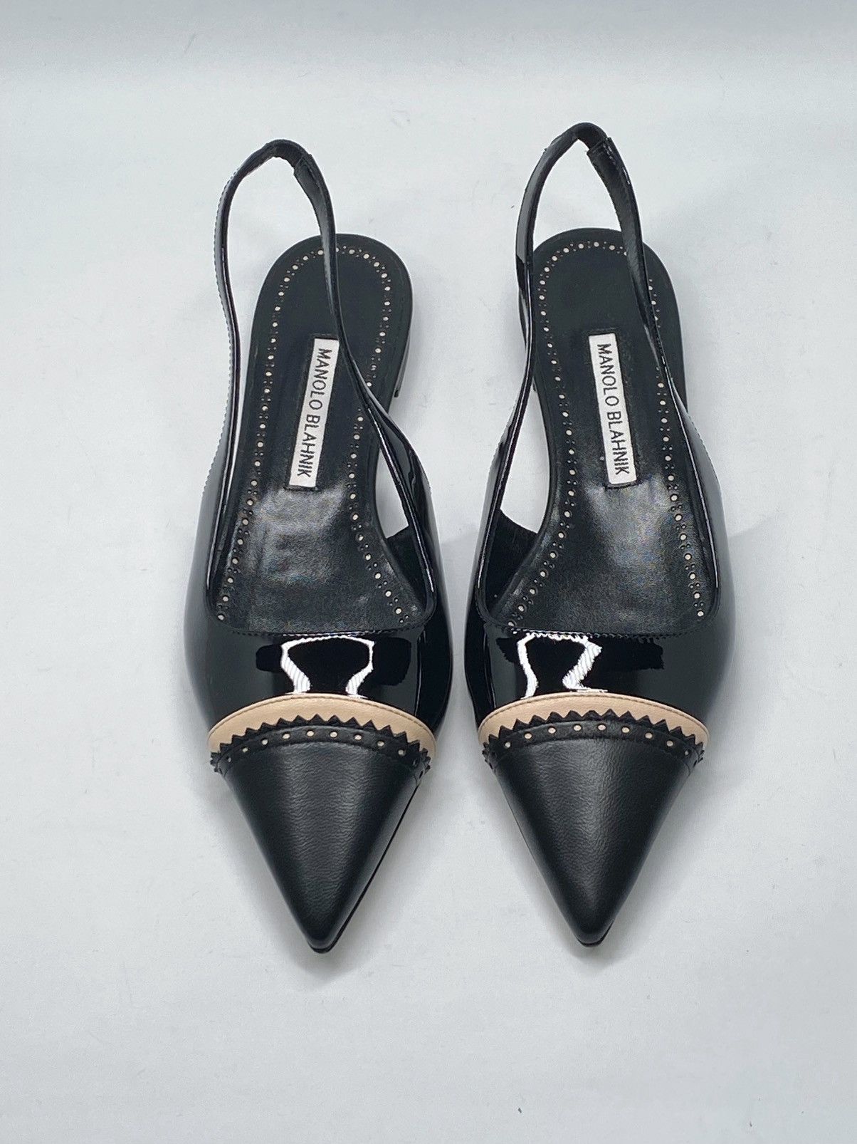 Manolo Blahnik Manolo Blahnik Leather Slingback Flats size 36 Size US 6 / IT 36 - 3 Thumbnail