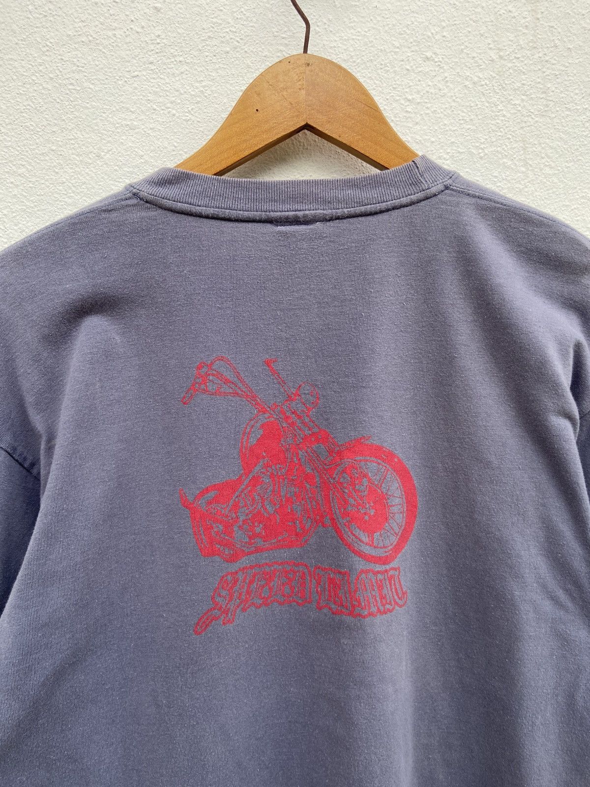 Harley Davidson 🔥 Vintage 90s Speed limit t shirt long sleeve Size US L / EU 52-54 / 3 - 1 Thumbnail