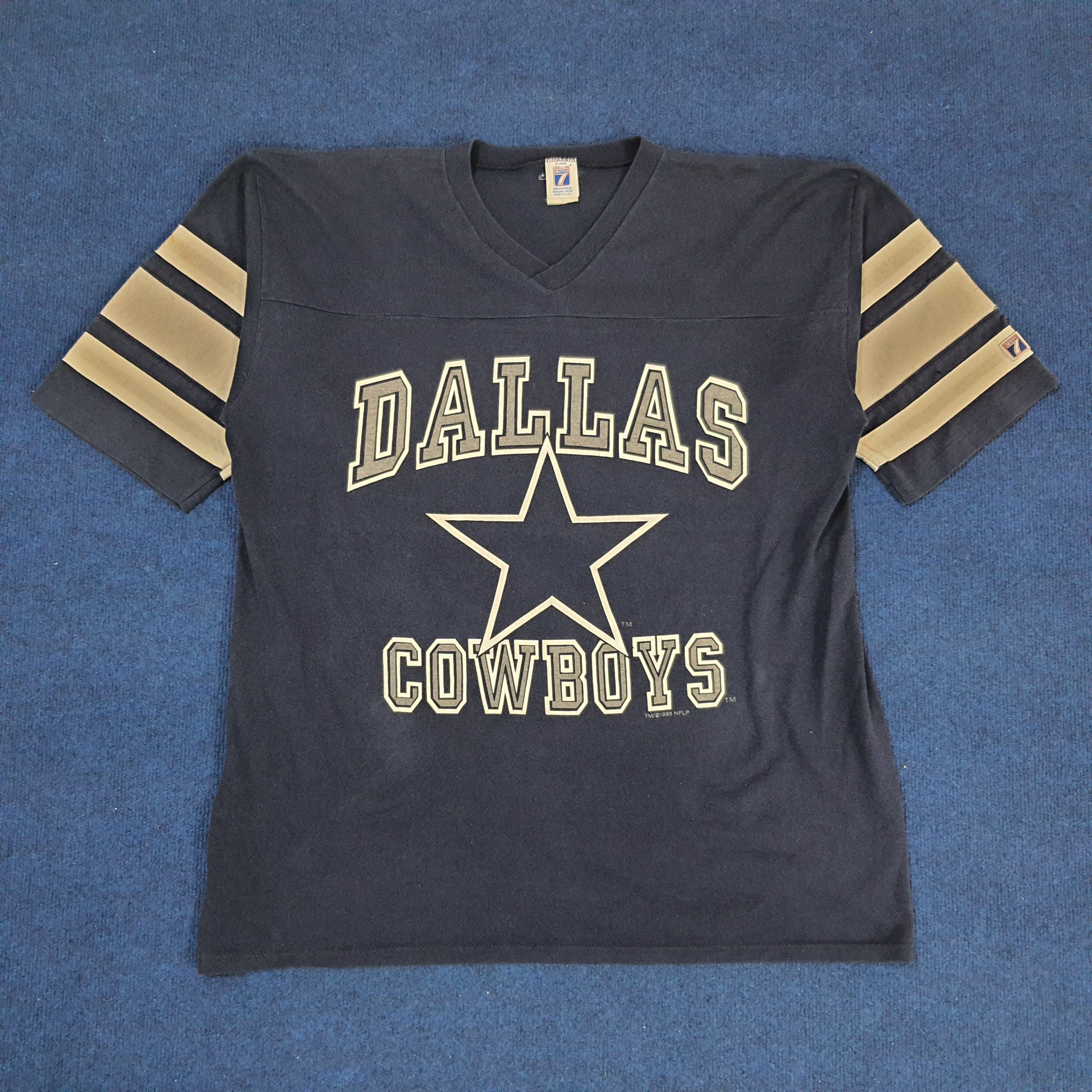 NFL × Vintage Vintage 90s NFLP Dallas Cowboys Football Sports Team Tshirt Size US XXL / EU 58 / 5 - 1 Thumbnail