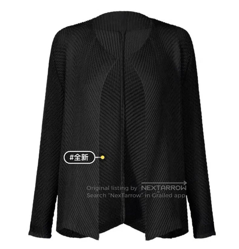 Issey Miyake Issey Miyake Fish Scale Cardigan Coat Size S / US 4 / IT 40 - 1 Thumbnail