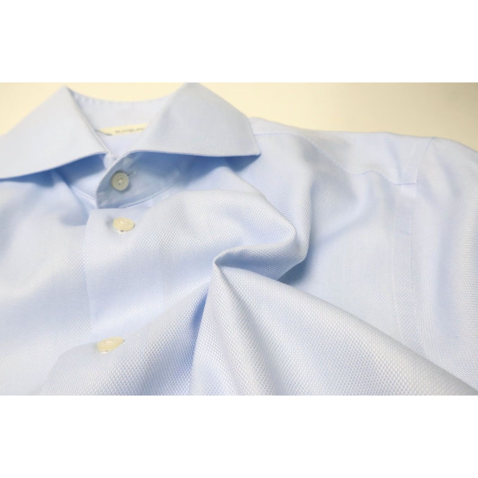 Suitsupply Suitsupply Slim Fit Formal Shirt Men's 39/15 1/2 Blue Cutaway Button Up Dress Shirt Size 40R - 6 Thumbnail