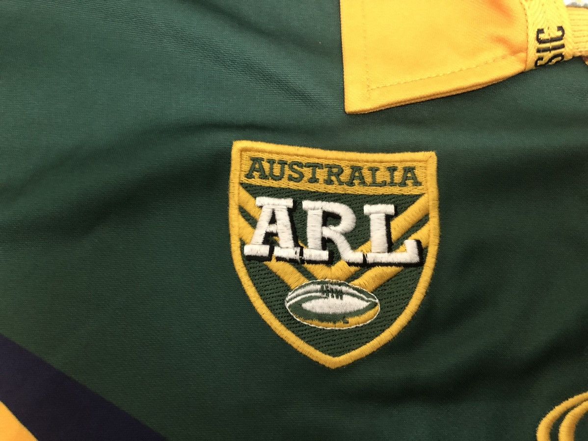KangaROOS × Playstation × Vintage KANGAROOS 🦘 AUSTRALIA ARL CLASSIC RUGBY JERSEY PLAYSTATION Size US XL / EU 56 / 4 - 7 Thumbnail
