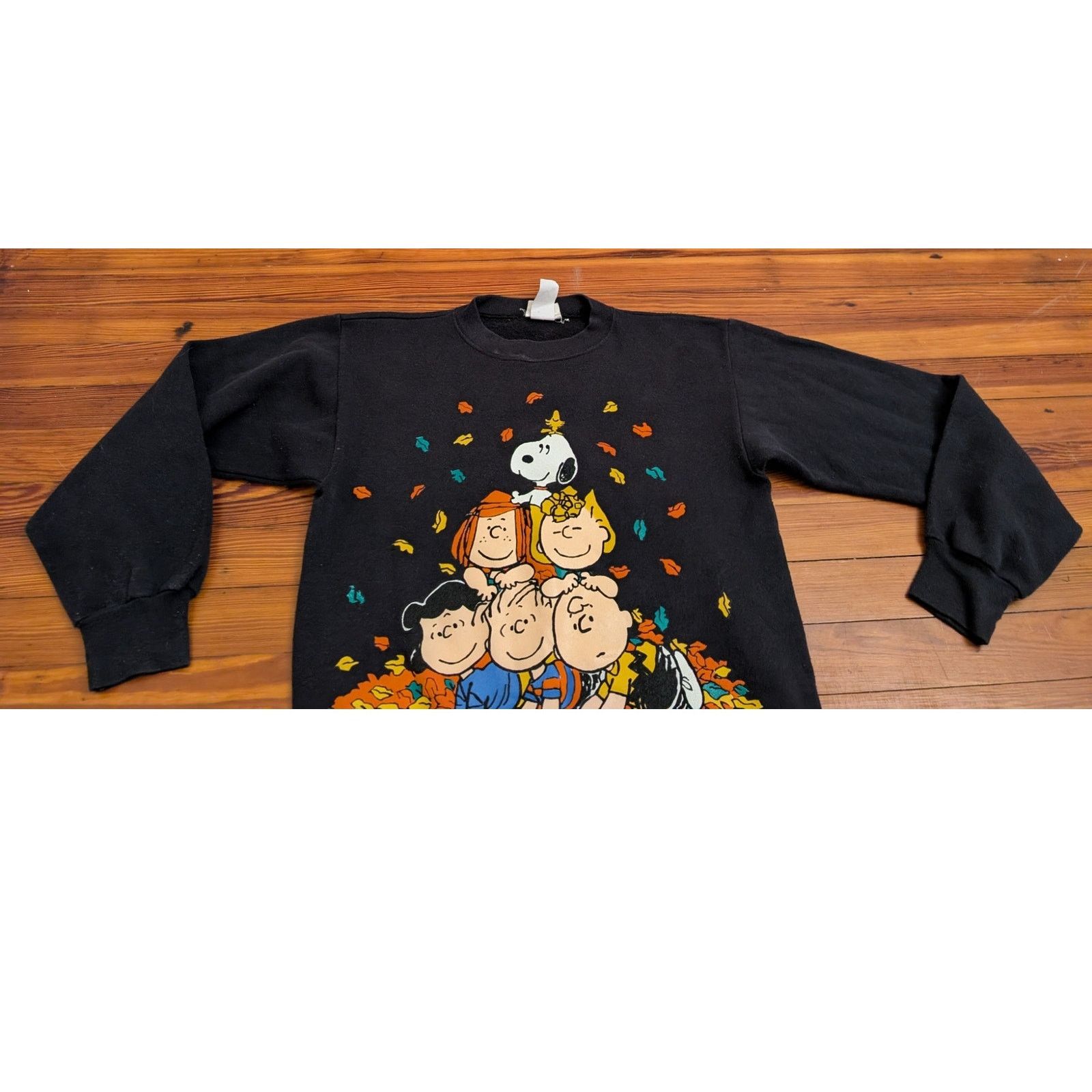 Peanuts Peanuts VTG 90s Halloween Black Size Medium Crewneck Size US M / EU 48-50 / 2 - 3 Thumbnail