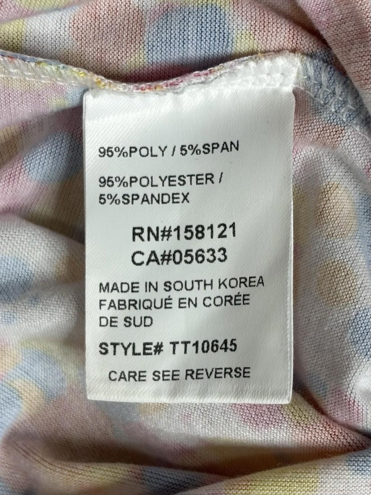 Other Trisha Tyler Top Women's Medium Artsy Abstract V-Neck Size M / US 6-8 / IT 42-44 - 9 Thumbnail