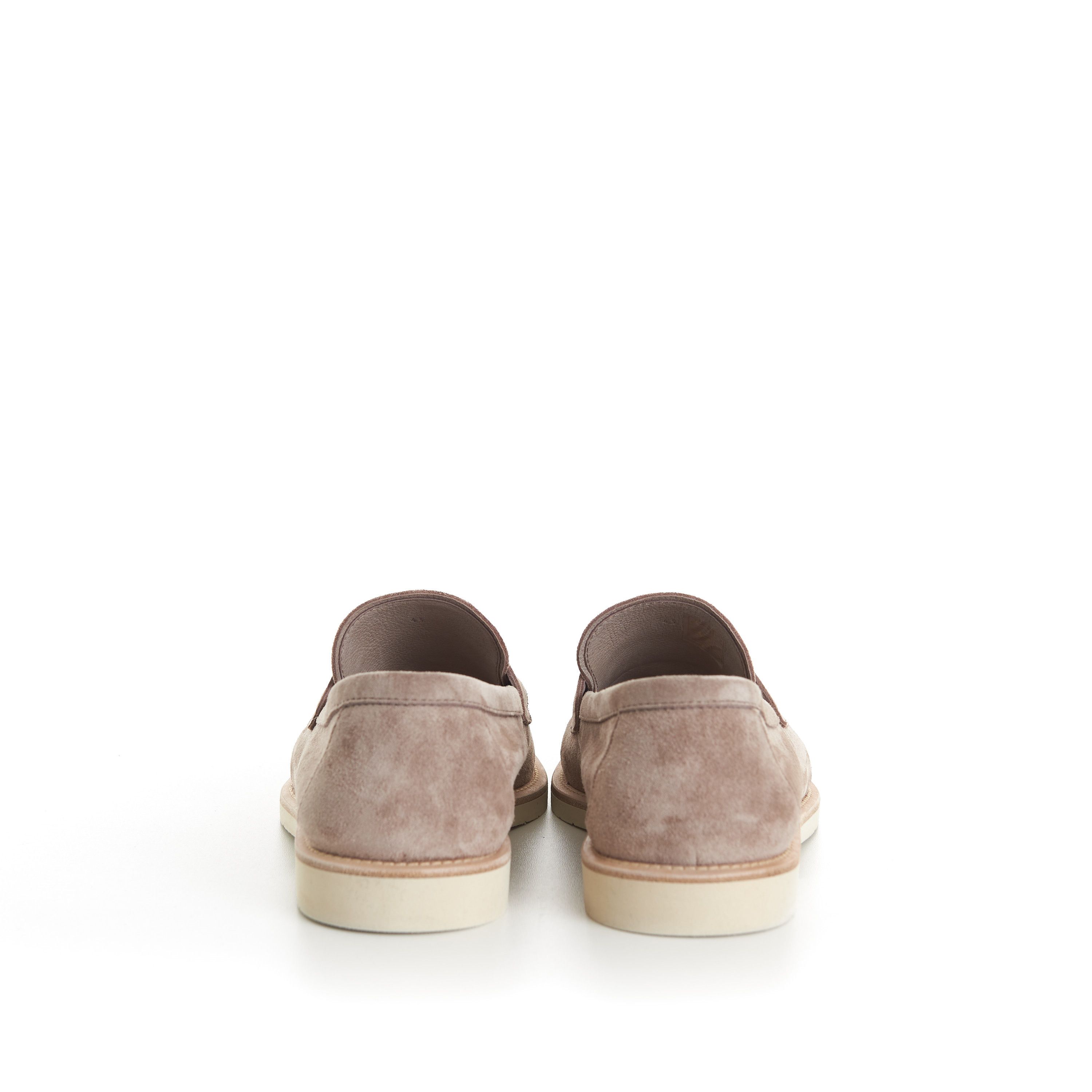 Brunello Cucinelli Reversed Calfskin Lightweight Penny Loafers Size US 7.5 / EU 40-41 - 6 Thumbnail