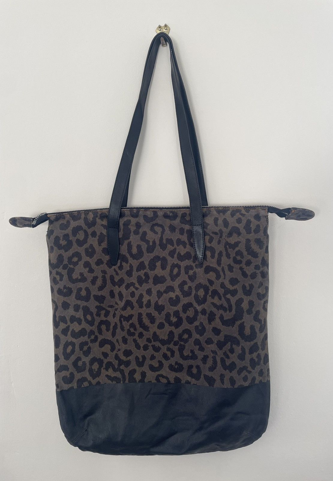 Dries Van Noten 2016 Black Leopard print bag Size ONE SIZE - 1 Thumbnail