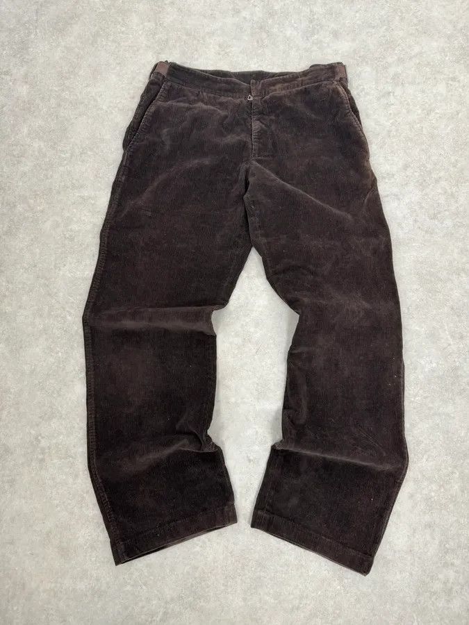 Prada 2000s Prada Brown Velvet Cozy Pants Size US 34 / EU 50 - 1 Thumbnail