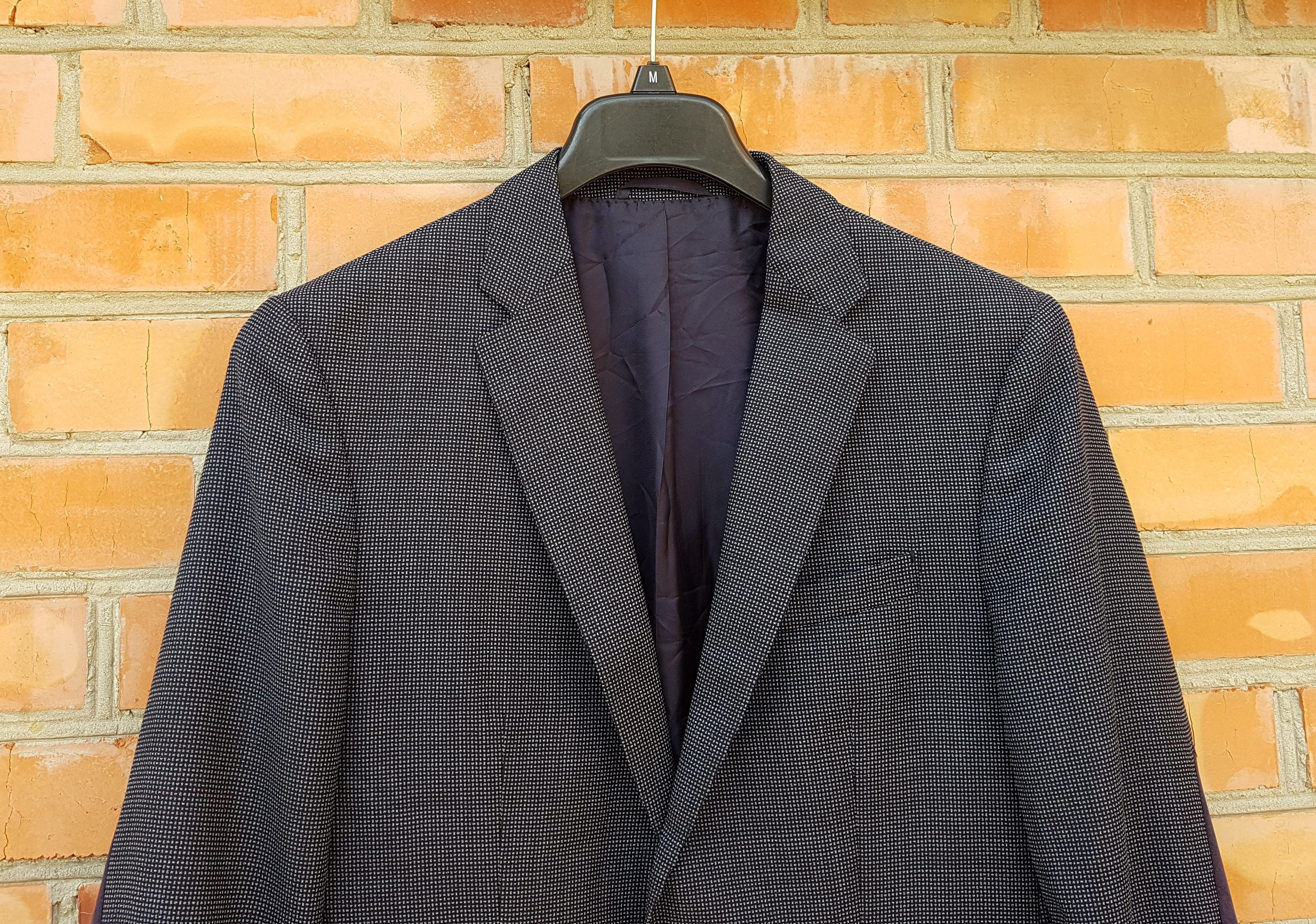 Hugo Boss Hugo Boss Virgin Wool Blazer with Elbow Patches Size 40R - 3 Thumbnail