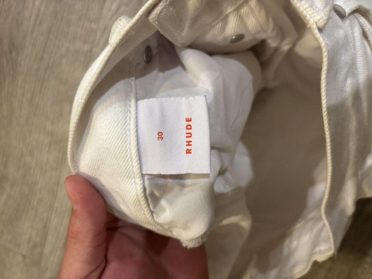 Rhude Rhude White Denim Size US 30 / EU 46 - 12 Thumbnail