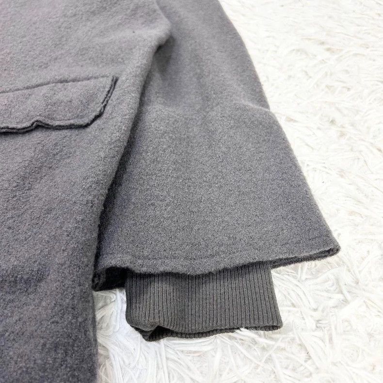 Yohji Yamamoto Yohji Yamamoto 14aw 100 wool grey thread-knit long jacket 2 Size US M / EU 48-50 / 2 - 5 Thumbnail