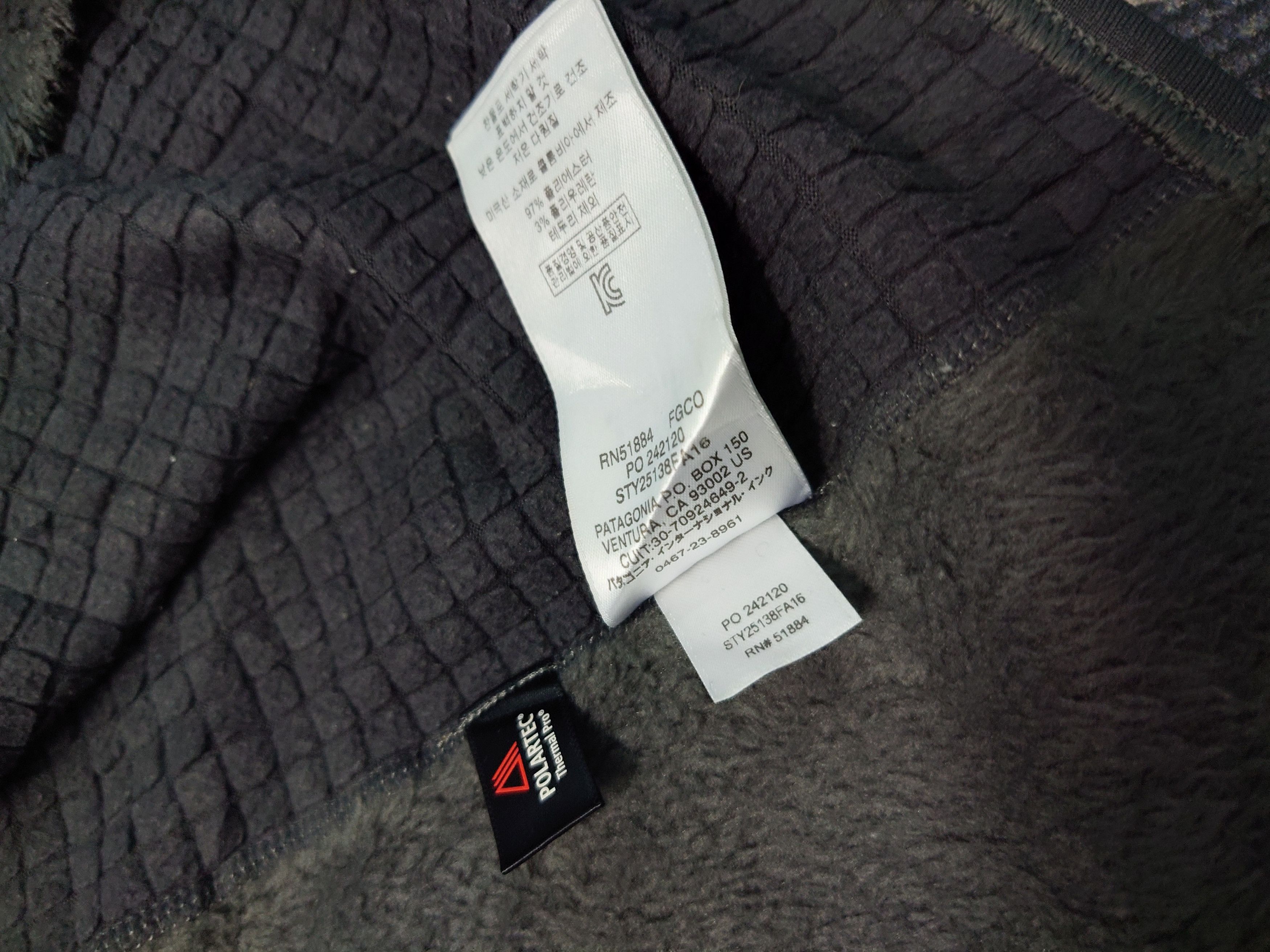 Patagonia Patagonia Men's R2 Fleece Jacket Polartec Thermal Pro Size US L / EU 52-54 / 3 - 6 Thumbnail