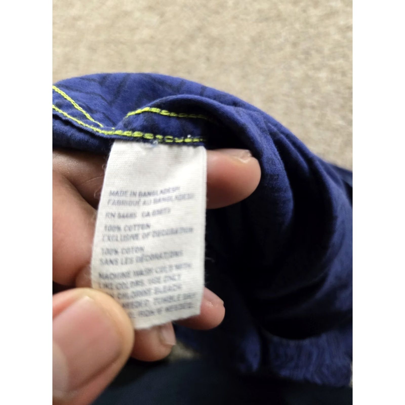 American Eagle Outfitters American Eagle Outfitters Shirt Large Mens Blue Slim Fit Cotton Button Up Geometric Tribal Size US L / EU 52-54 / 3 - 5 Thumbnail