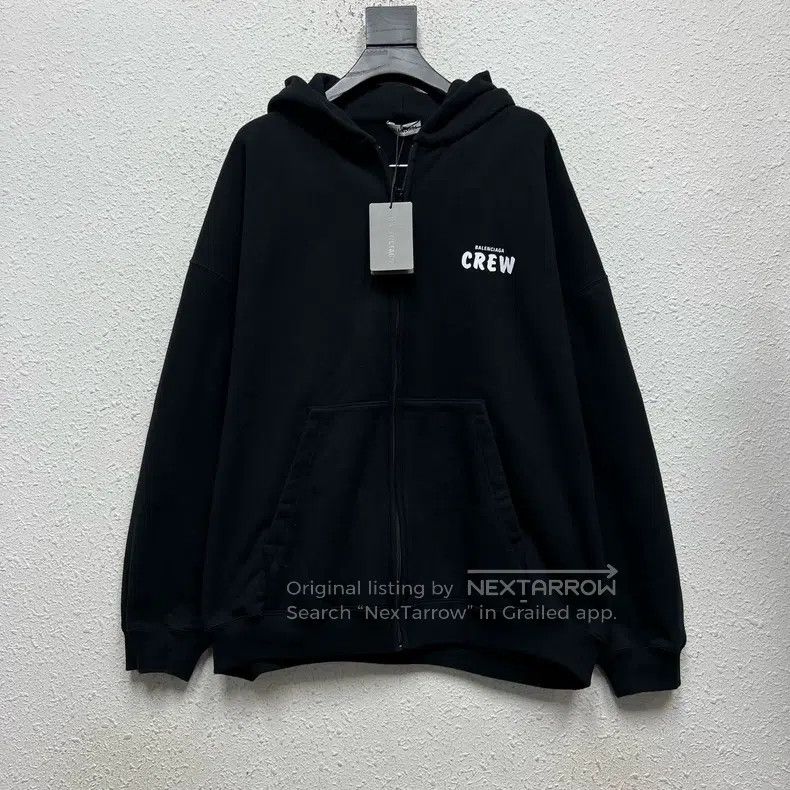 Balenciaga Balenciaga Zip-Up Hooded Jacket Size US S / EU 44-46 / 1 - 1 Thumbnail