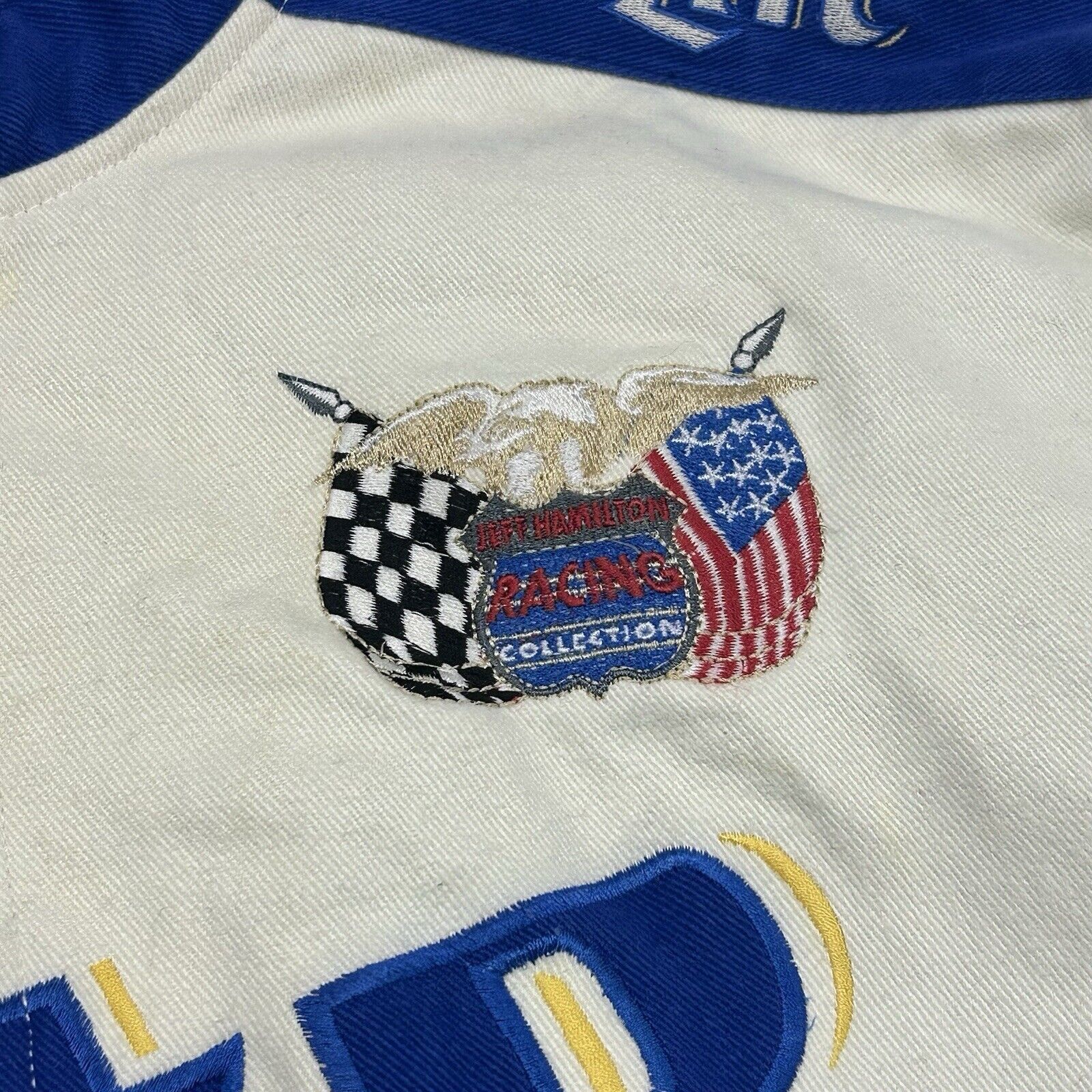 Jeff Hamilton Vintage Jeff Hamilton NASCAR Miller Lite Rusty Racing Jacket Size US L / EU 52-54 / 3 - 4 Thumbnail