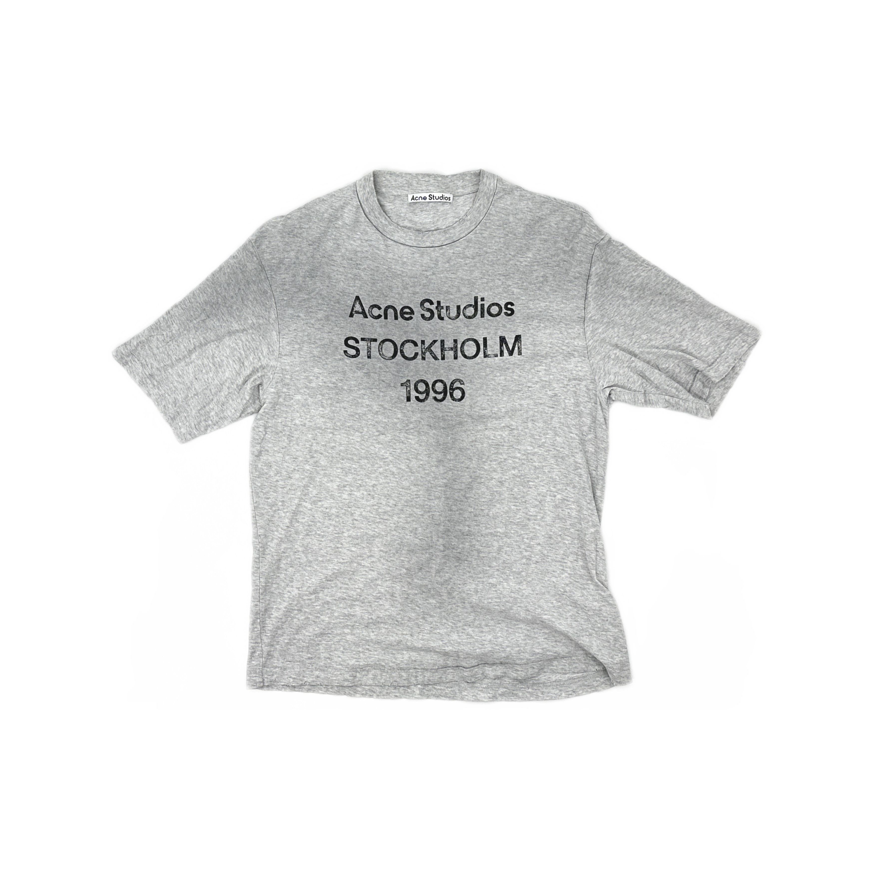 Acne Studios Acne Studios Stockholm 1996 Logo T-Shirt Size XS Size US XS / EU 42 / 0 - 1 Thumbnail