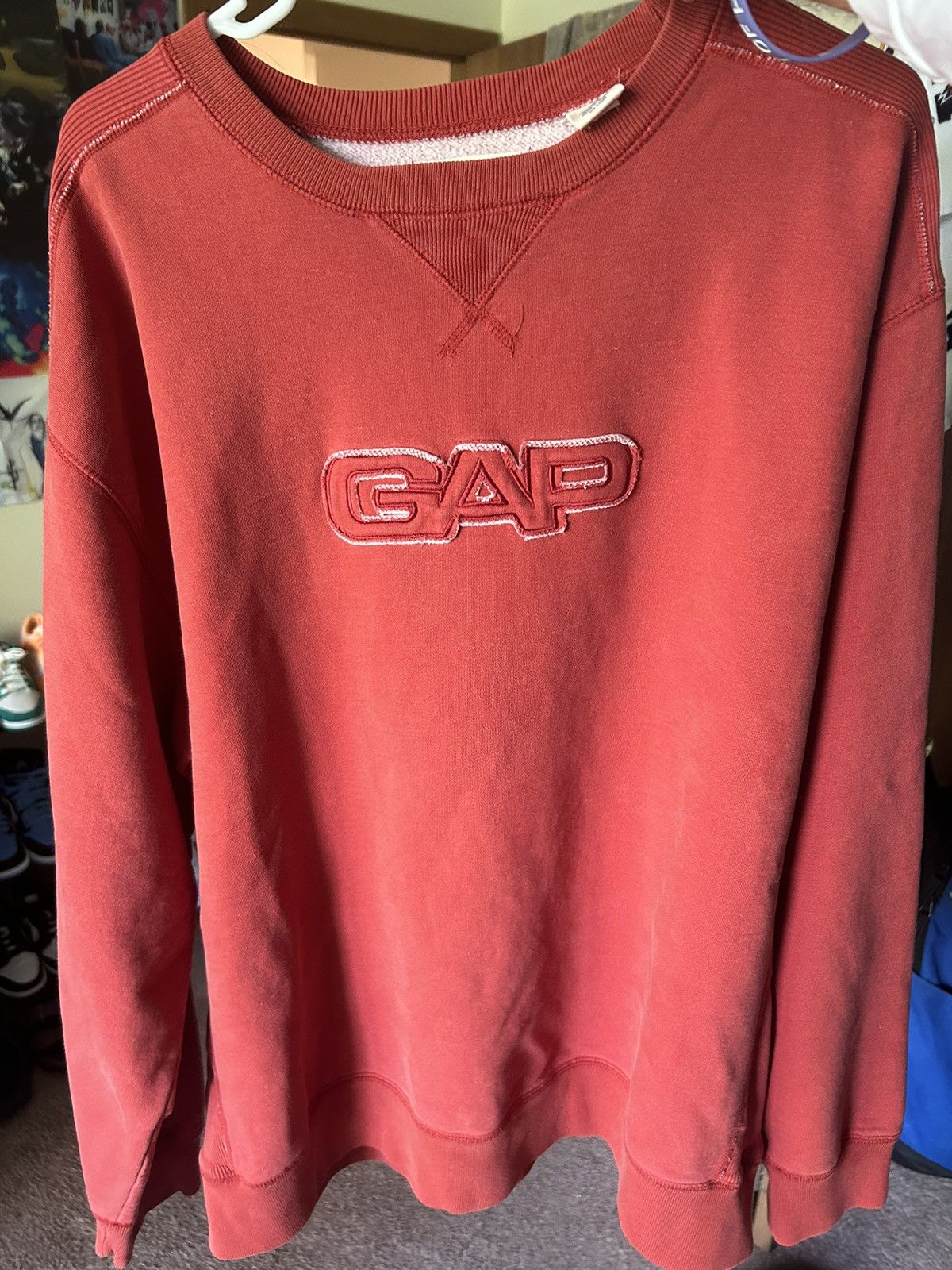 Gap Vintage 90’s Style Gap Sweatshirt Size US L / EU 52-54 / 3 - 3 Thumbnail