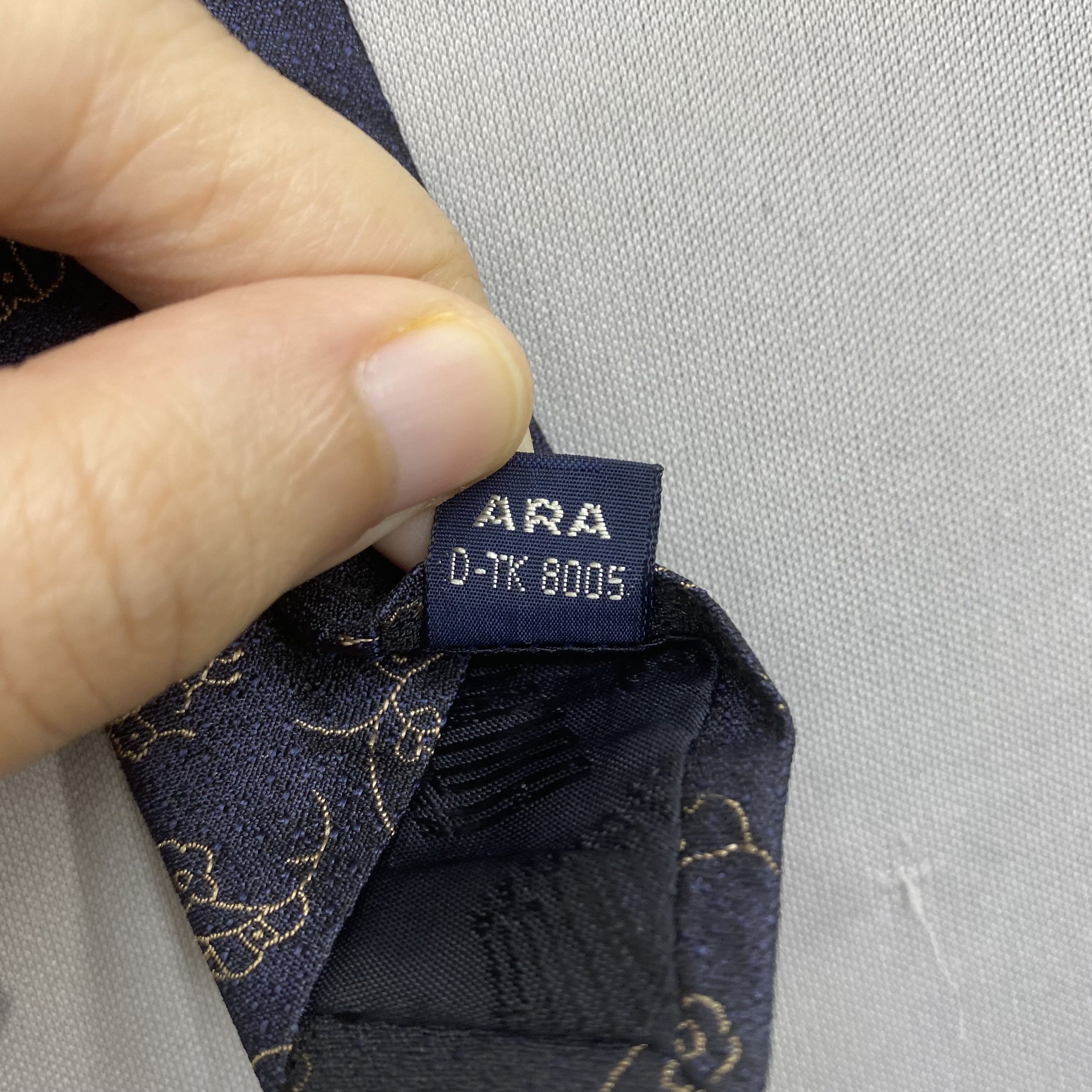 Japanese Brand Vintage SILK Necktie Cravate Pure Silk Neck Tie Size ONE SIZE - 8 Thumbnail