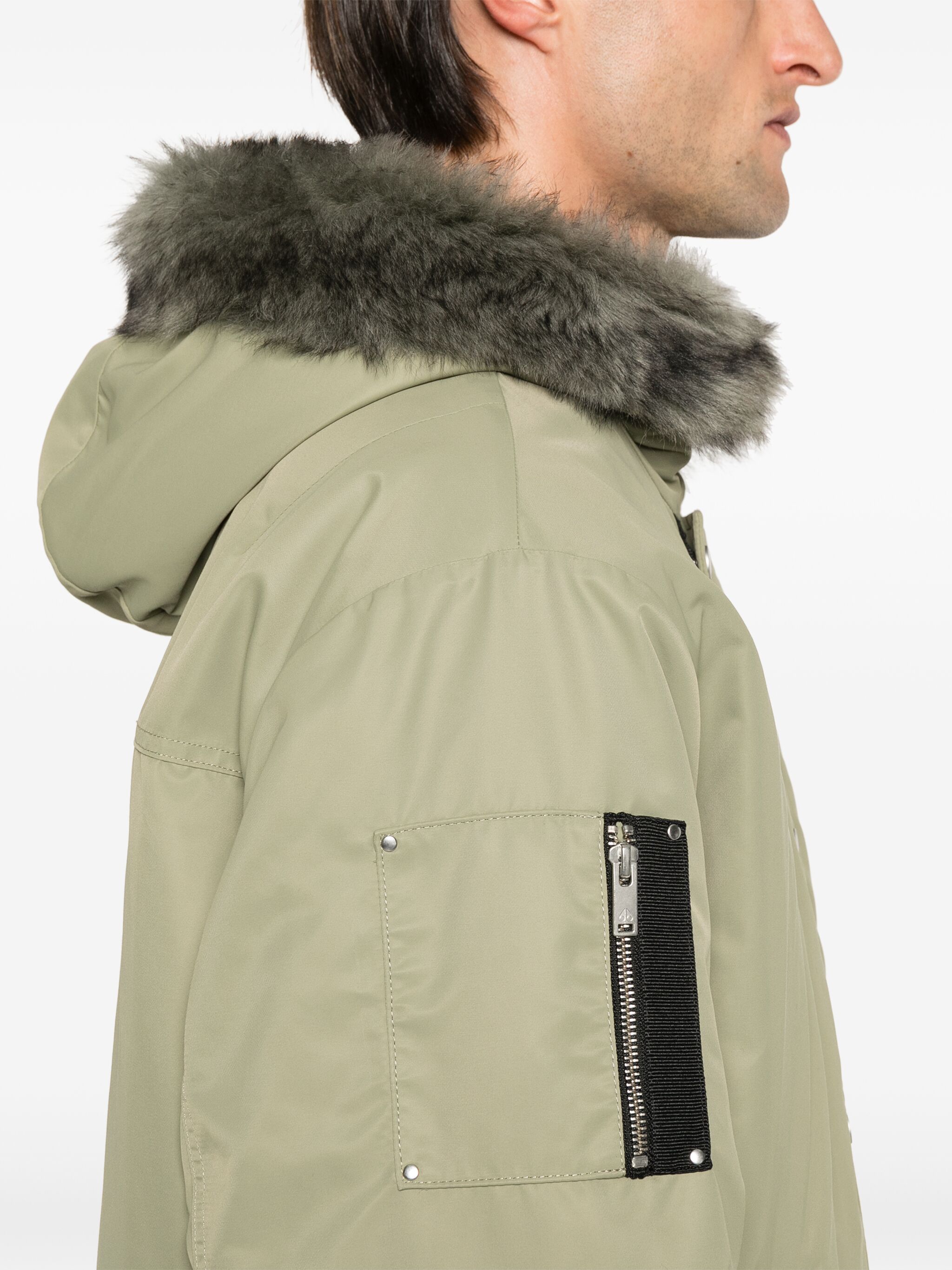 Moose Knuckles o1s22i1n1124 Denali Hooded Bomber Jacket in Green Size US S / EU 44-46 / 1 - 5 Thumbnail