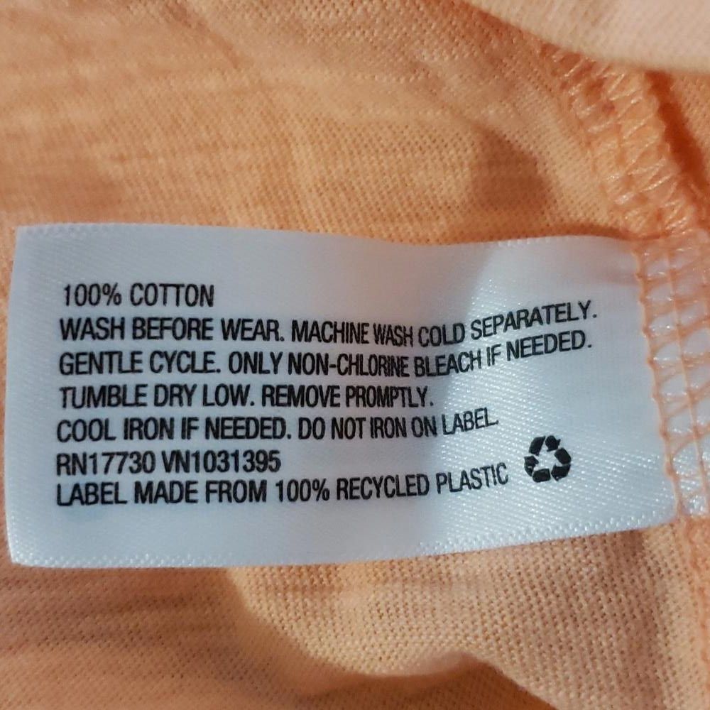 Designer CT606 NWT Ladies Peach Crew Neck Short Sleeve T-shirt M Size M / US 6-8 / IT 42-44 - 7 Thumbnail