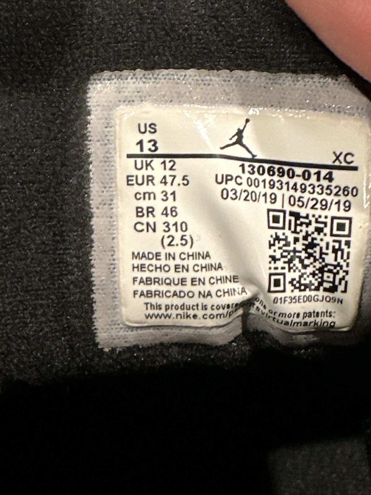 Jordan Brand Jordan 12 Black and Blue Size US 13 / EU 46 - 6 Thumbnail