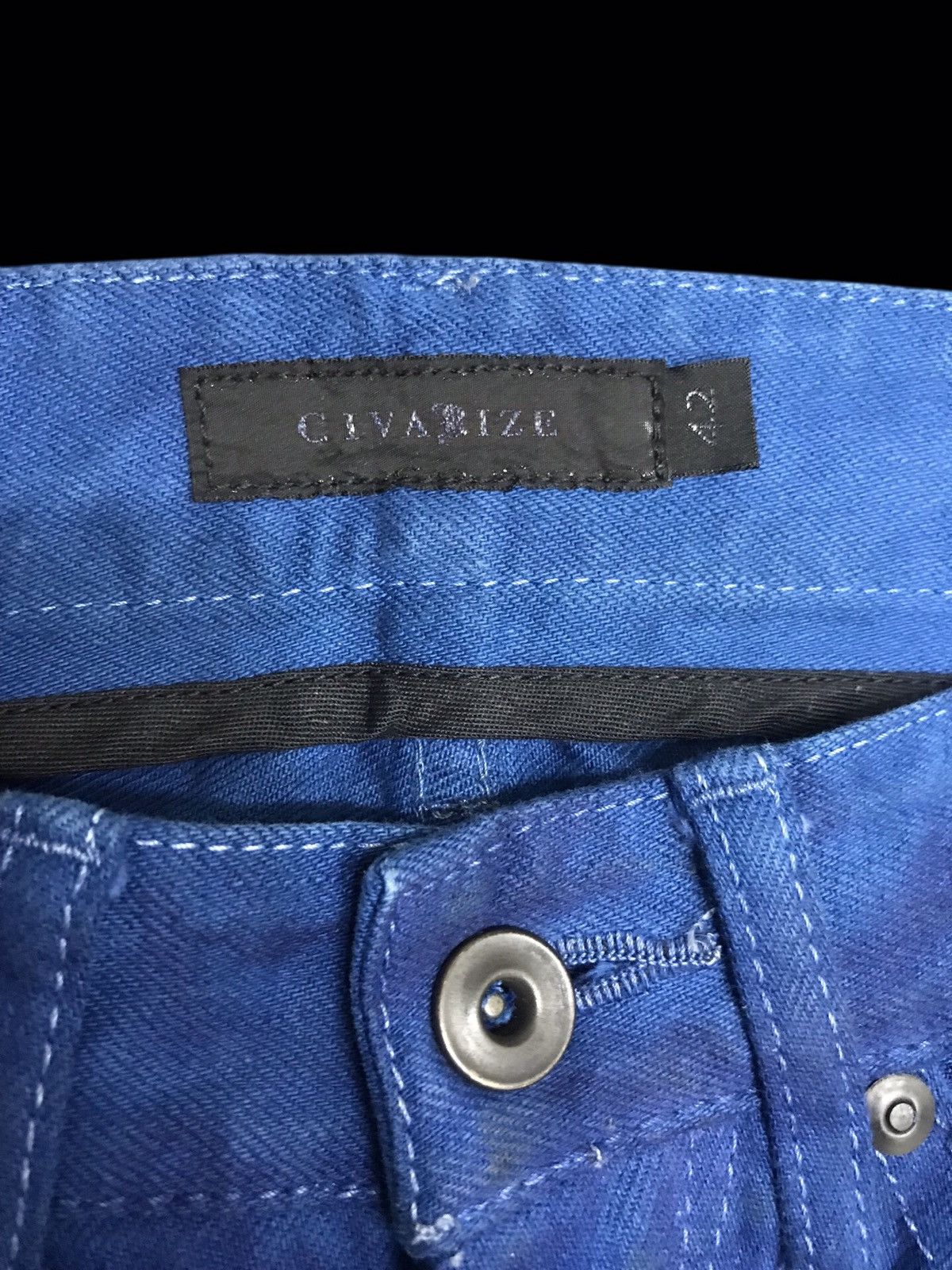 CIVARIZE 💥ARCHIVAL💥CIVARIZE Japan Streetwear Ankle Zipper Denim F75 Size US 30 / EU 46 - 8 Thumbnail