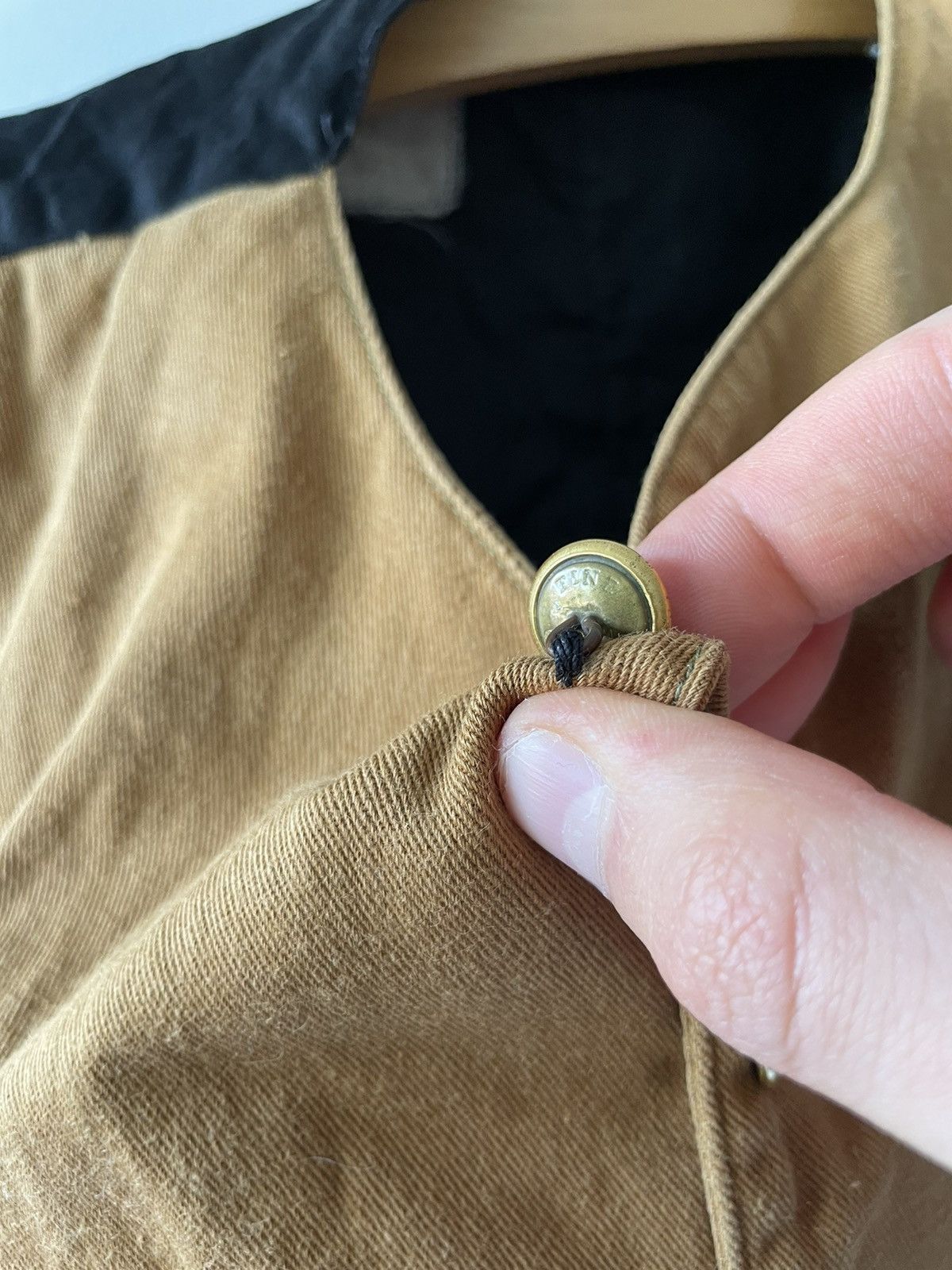 Vintage Vintage 1920’s Extremely Rare Archival Vest Size 40S - 5 Thumbnail