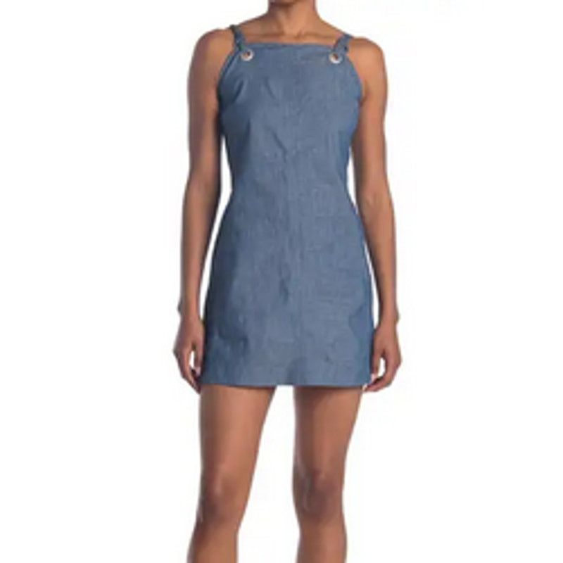 Rag & Bone rag & bone Suffolk Chambray Mini Dress Blue 12 Size XL / US 12-14 / IT 48-50 - 1 Thumbnail