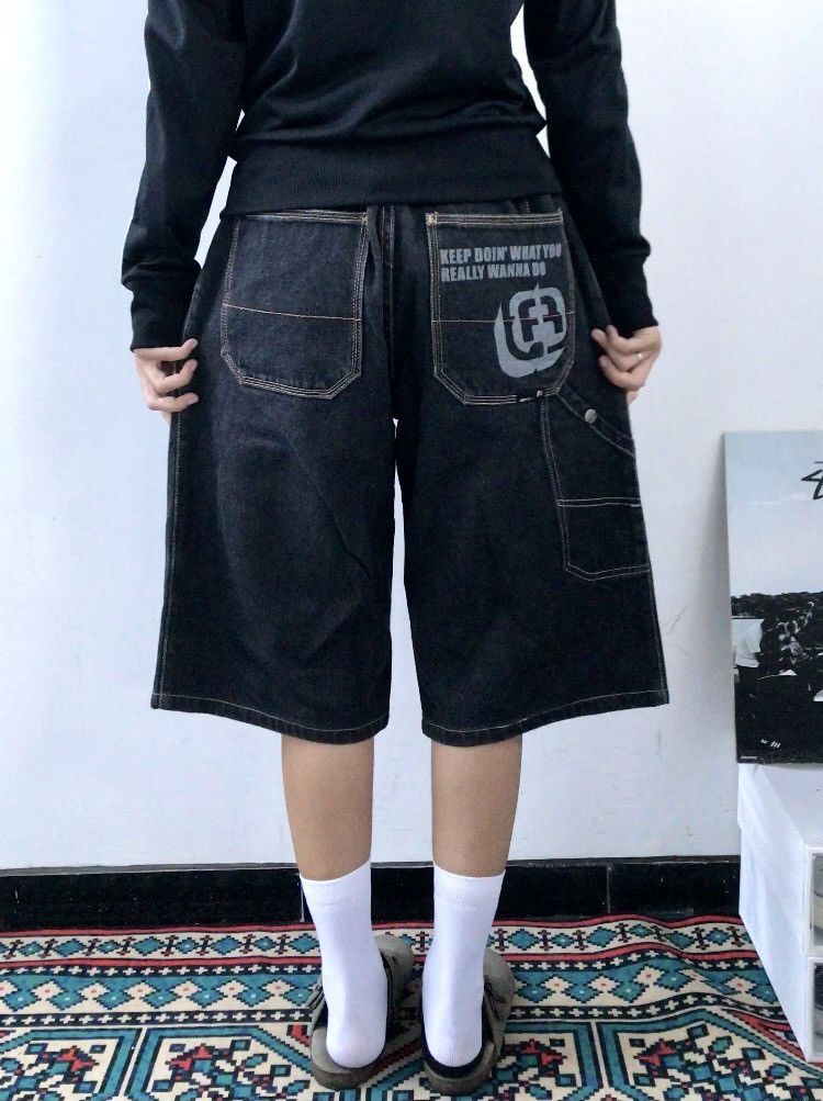 Japanese Brand Jeans Short Freaky x Stretwear Size US 32 / EU 48 - 1 Thumbnail